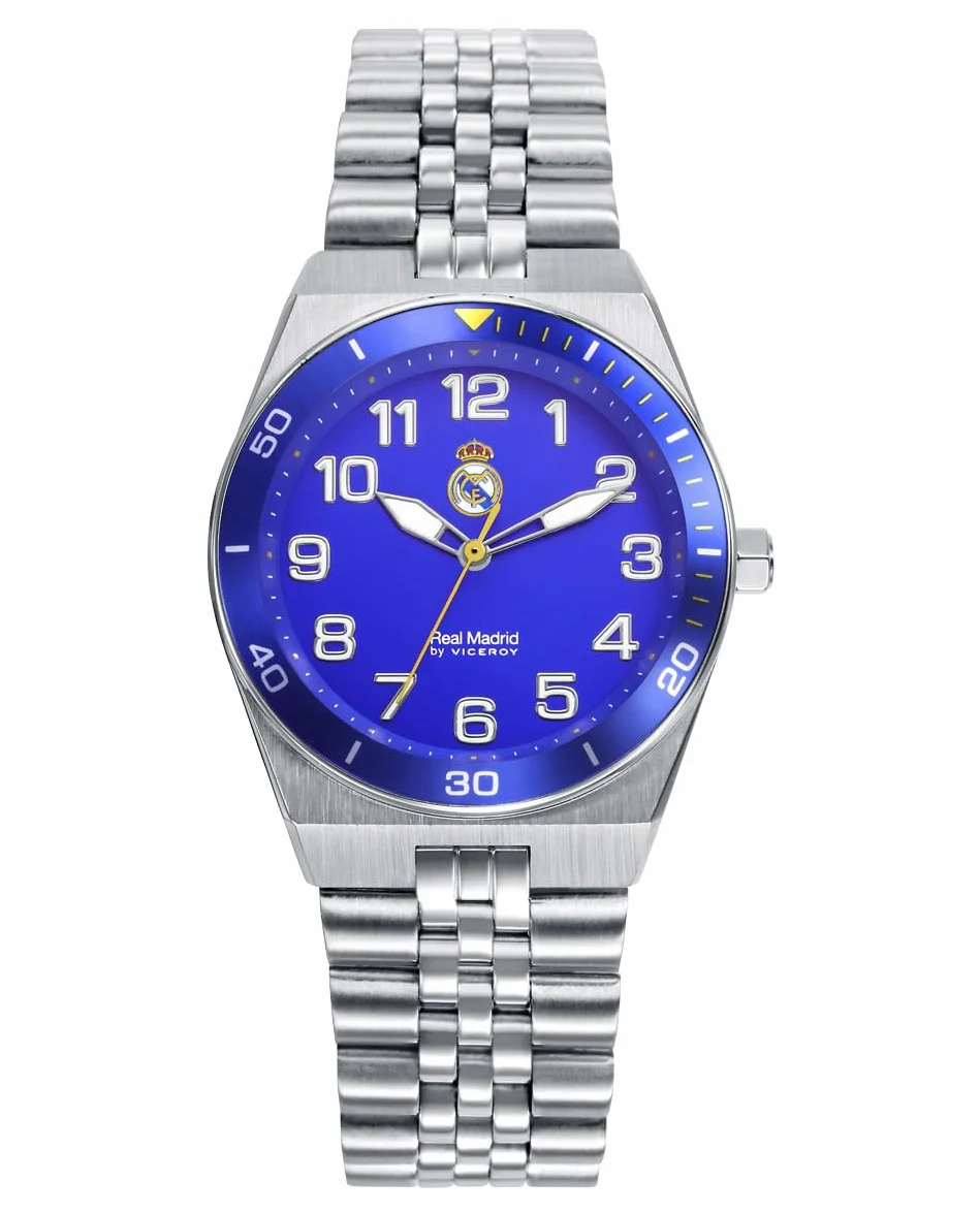 Viceroy Reloj Oficial Real Madrid Mujer 37 mm Esfera Azul Resistente Agua 10 ATM Cuarzo