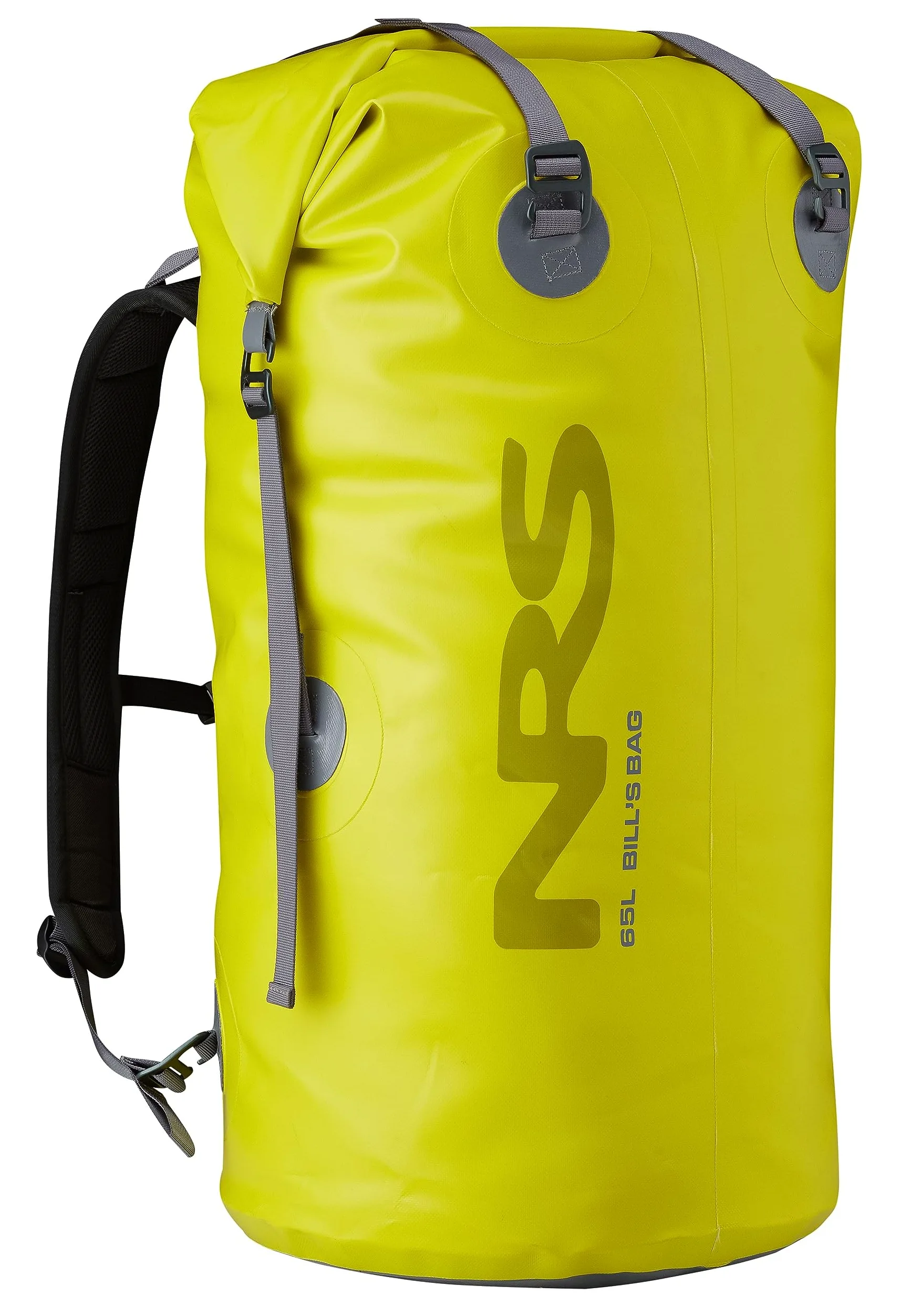 NRS Bolsa Seca de 65 litros (Talla única, Amarilla)