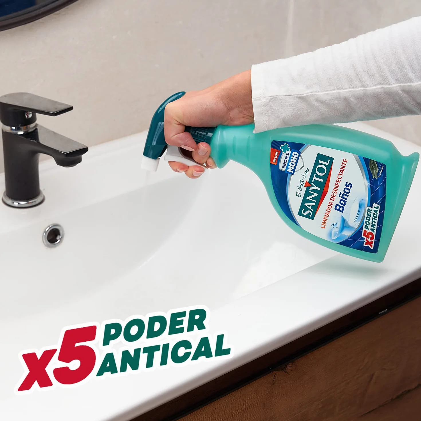 Sanytol Limpiador Desinfectante Antical Baños 4x750ML 3L