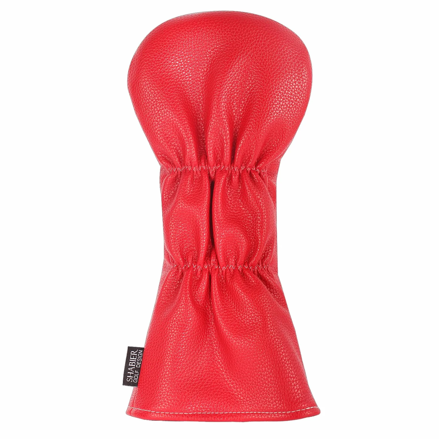 Funda roja para cabeza de golf con diseño de quitar antes de vuelo para palo de conductor