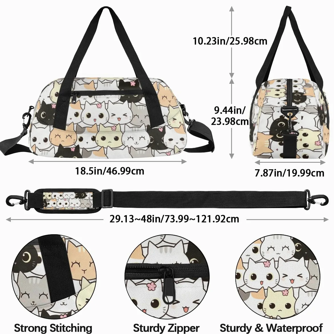 Cute Animal Frog Pattern Kids Duffel Bag for Girls Boys Sport Gym Bag Small Overnight Weekender Tote Bag Carry on Teen Dance Bag for Traveling Gymnastic Ballet