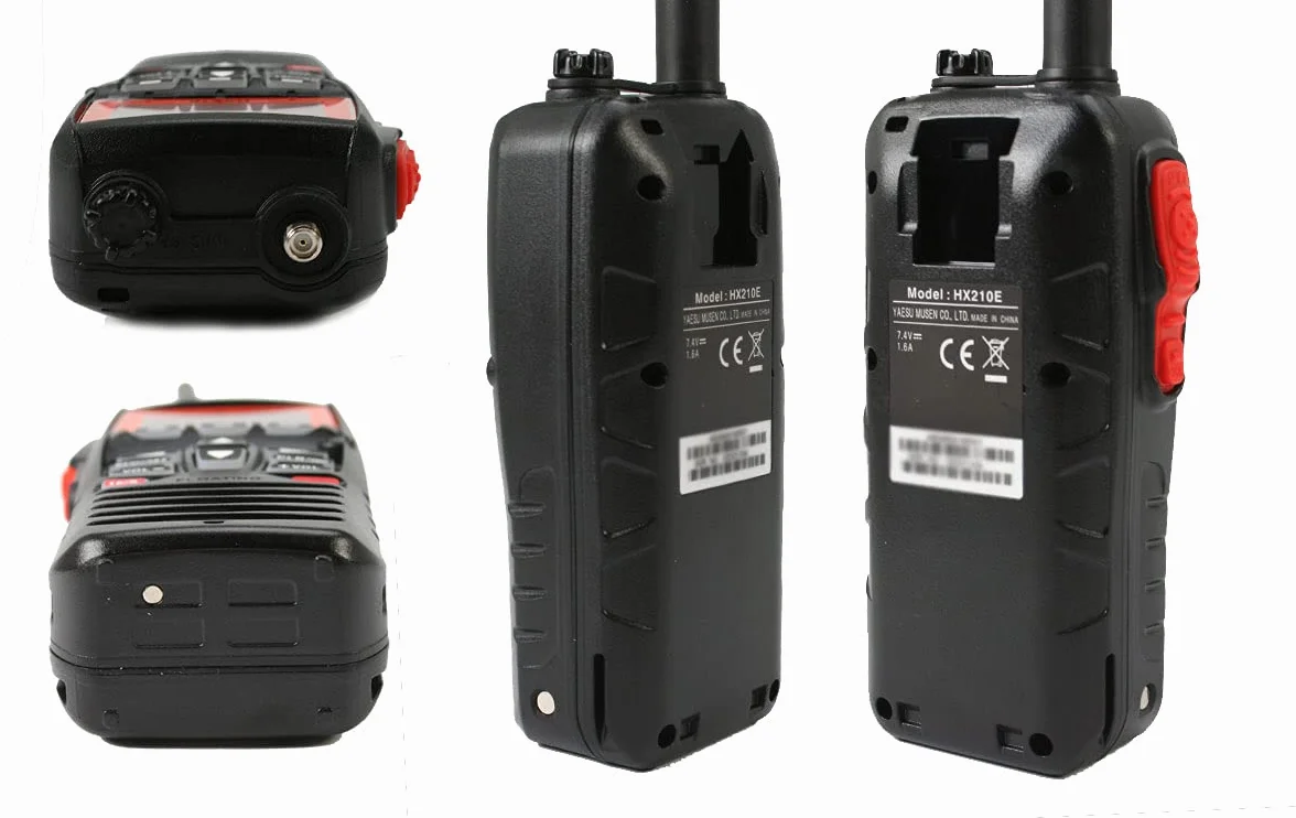 Standard Horizon HX210E - Radio bidireccional Negra - entusiastas del Aire Libre