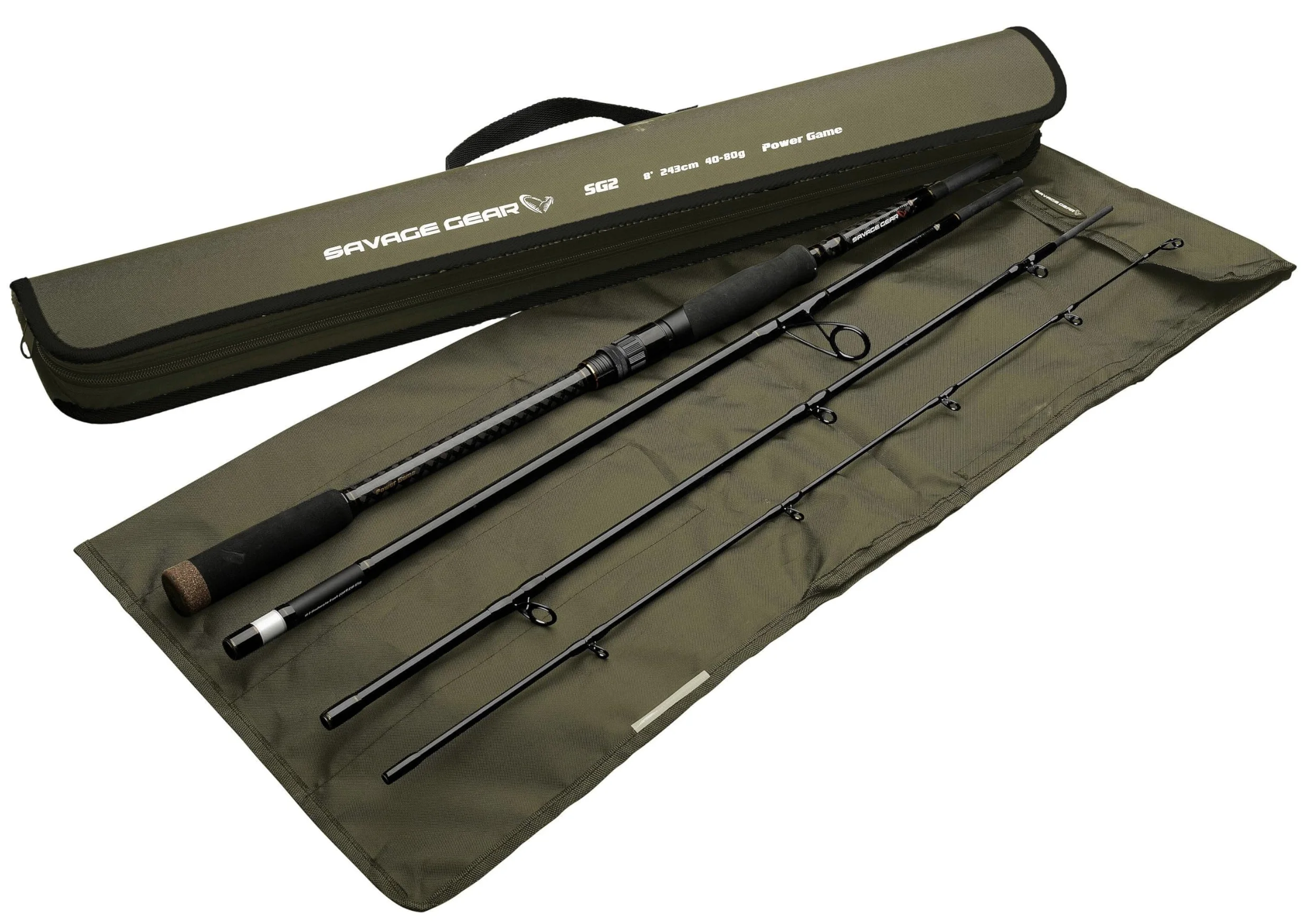 Savage Gear Reiserute - SG4 Medium Game Travell 2,15m / 2,43m Angelrute Barsch