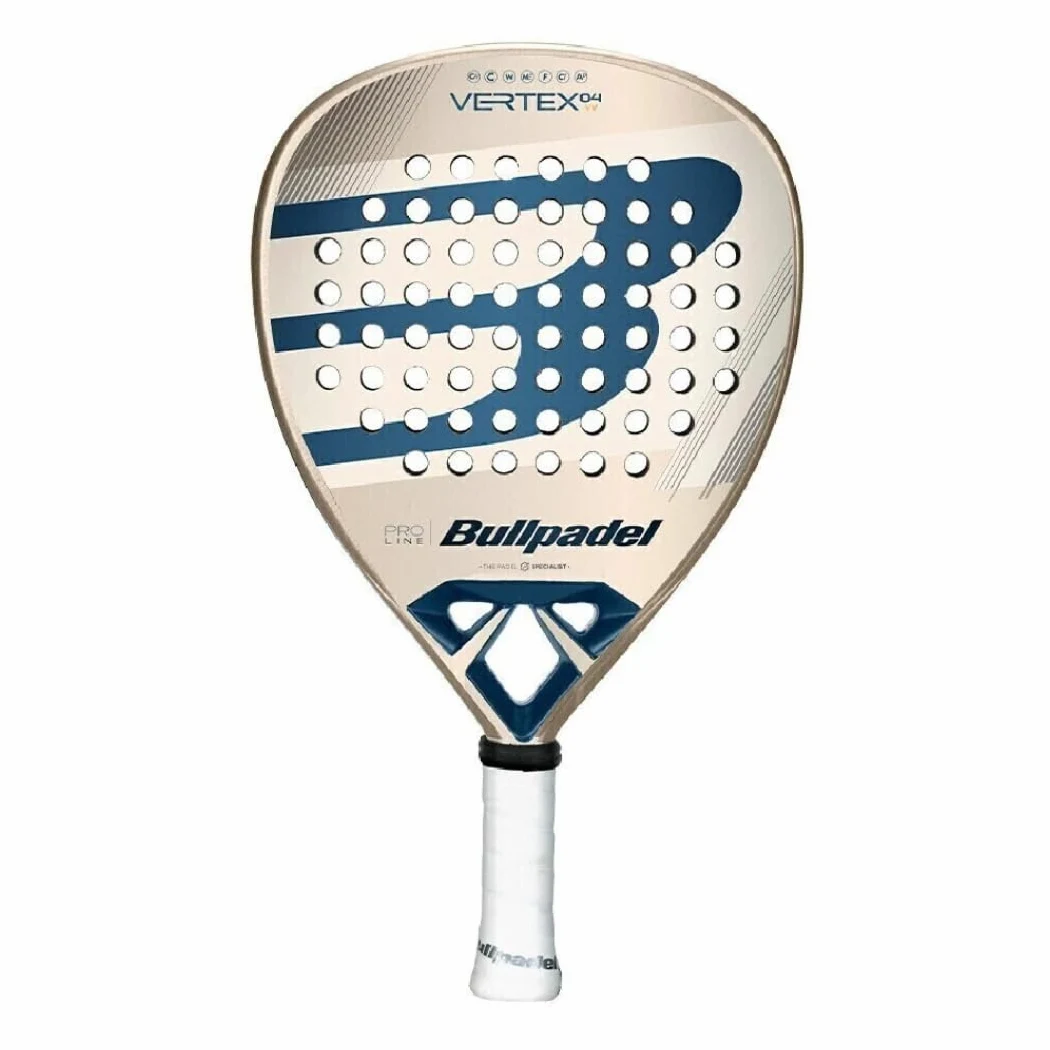 BULLPADEL Pack de pala de pádel Vertex 04 W | Juego profesional de pádel | Pala de forma diamante, cara Fibrix, núcleo MultiEva | CURVAKTIV y Air Power | Incluye mochila Vertex, Overgrip y protector