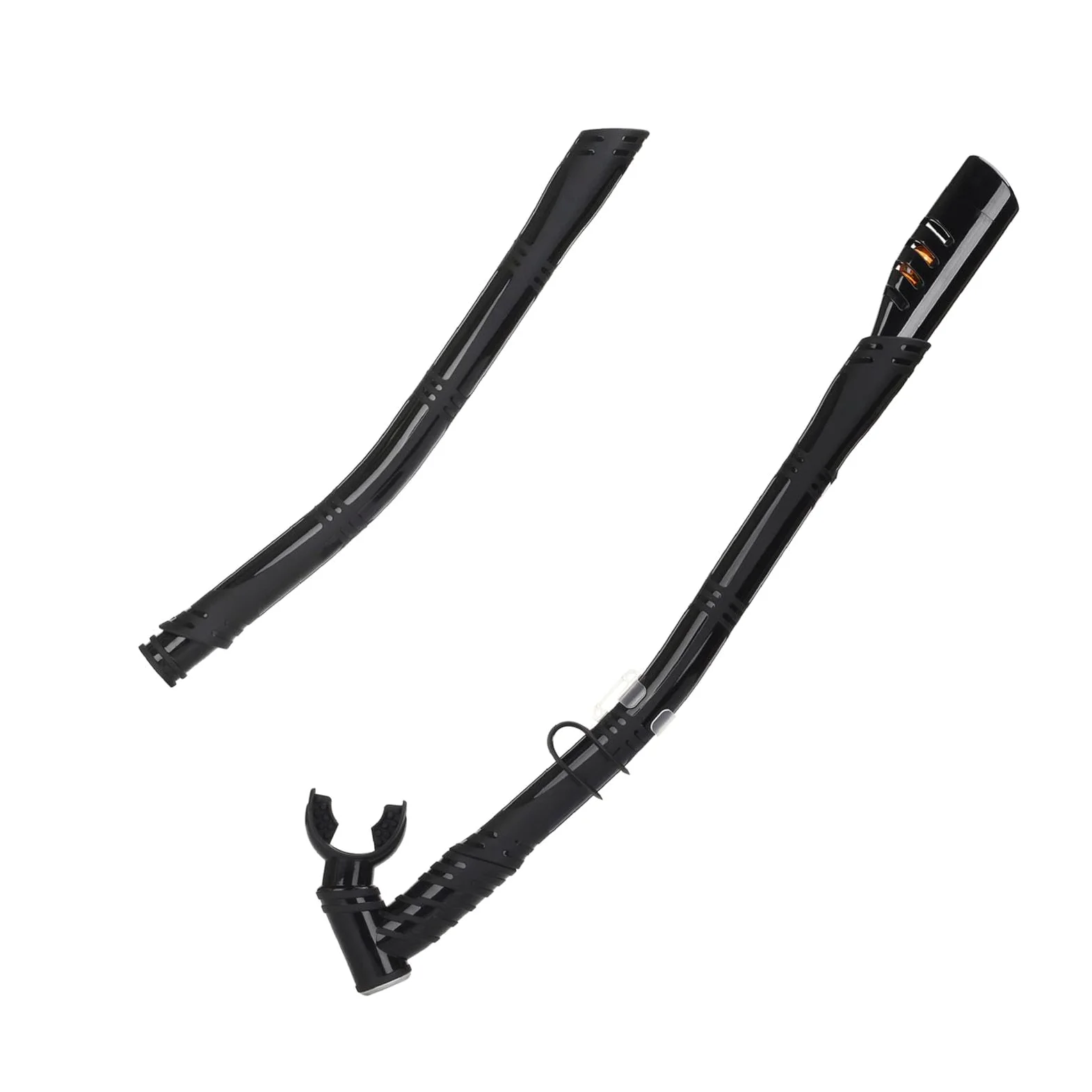 Snorkel de Natación Tubo de Buceo Snorkel para de Silicona Longitud Ajustable Válvula Seco Adecuado para Adultos y Jóvenes en