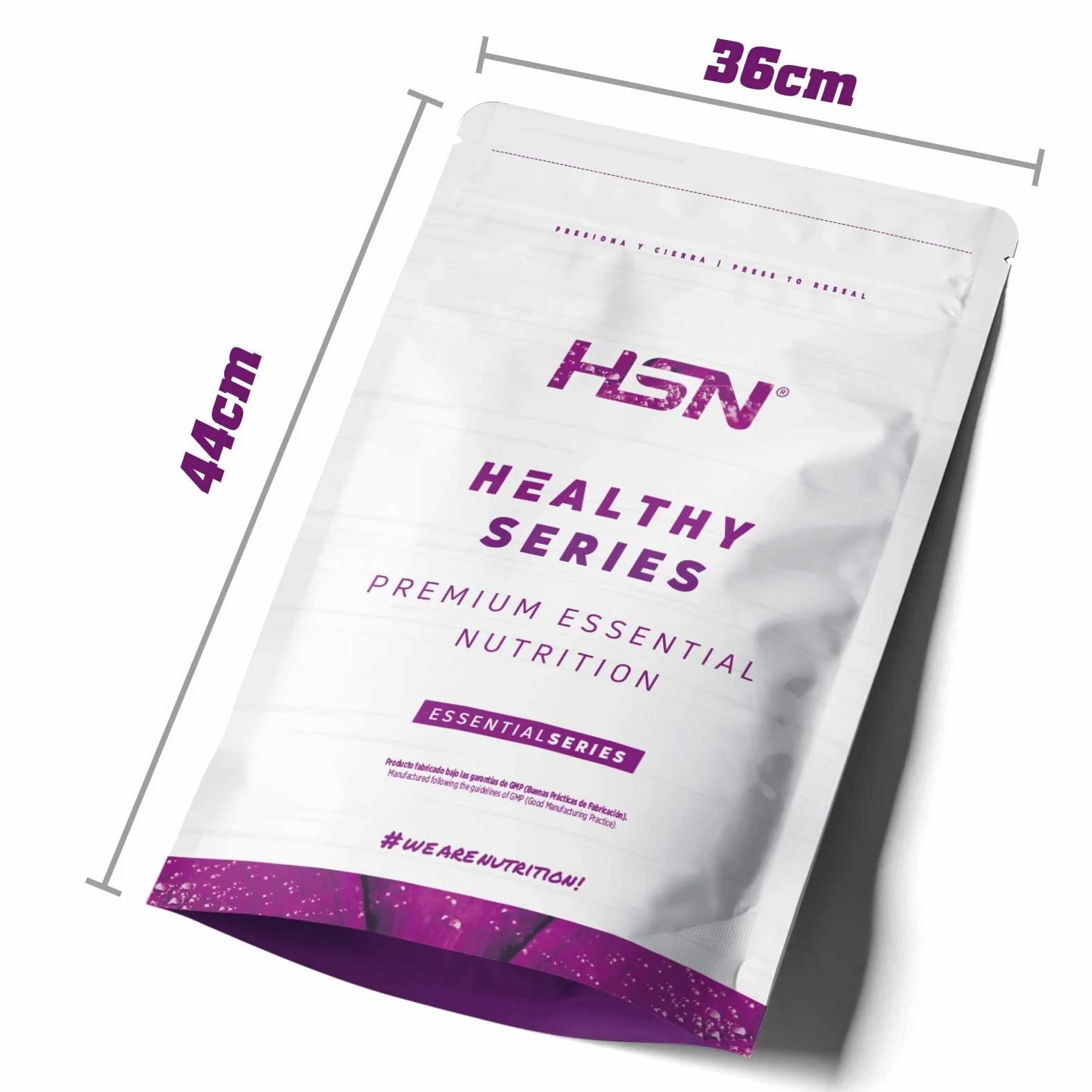 Proteína de Soja Aislada HSN 2 Kg Sin Sabor 100% Vegana No-GMO Sin Gluten