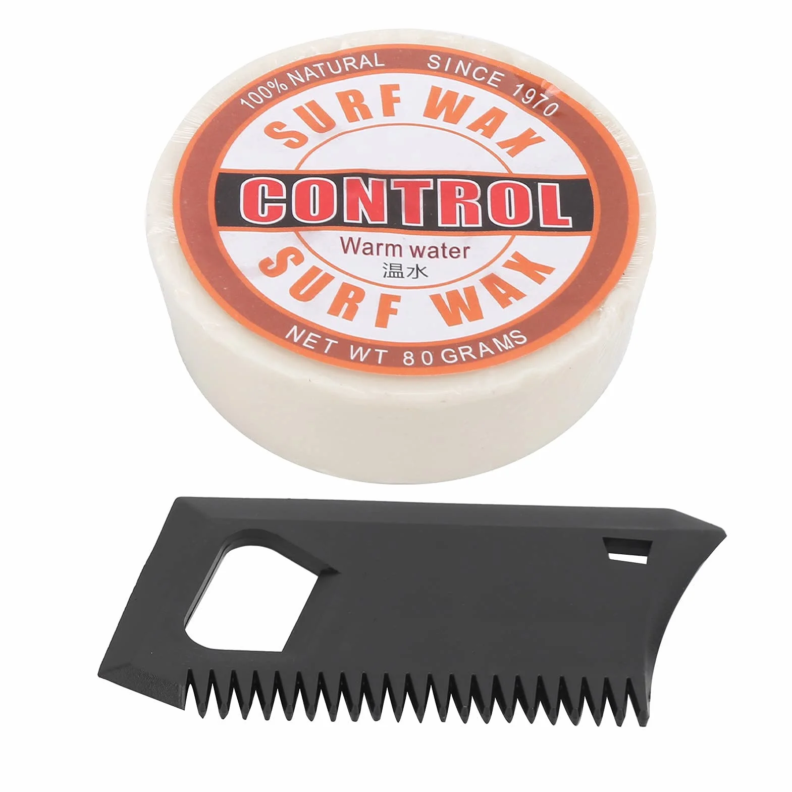 VGEBY Surf Wax Portable Antideslizante Parafina Surf Skateborad Wax Tabla de Surf Accesorio con Peine de Cera