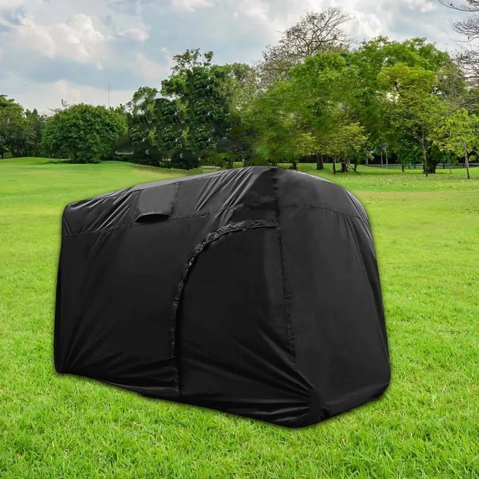 Funda para carrito de golf Oxford impermeable 320x142x198 cm para 2-6 pasajeros