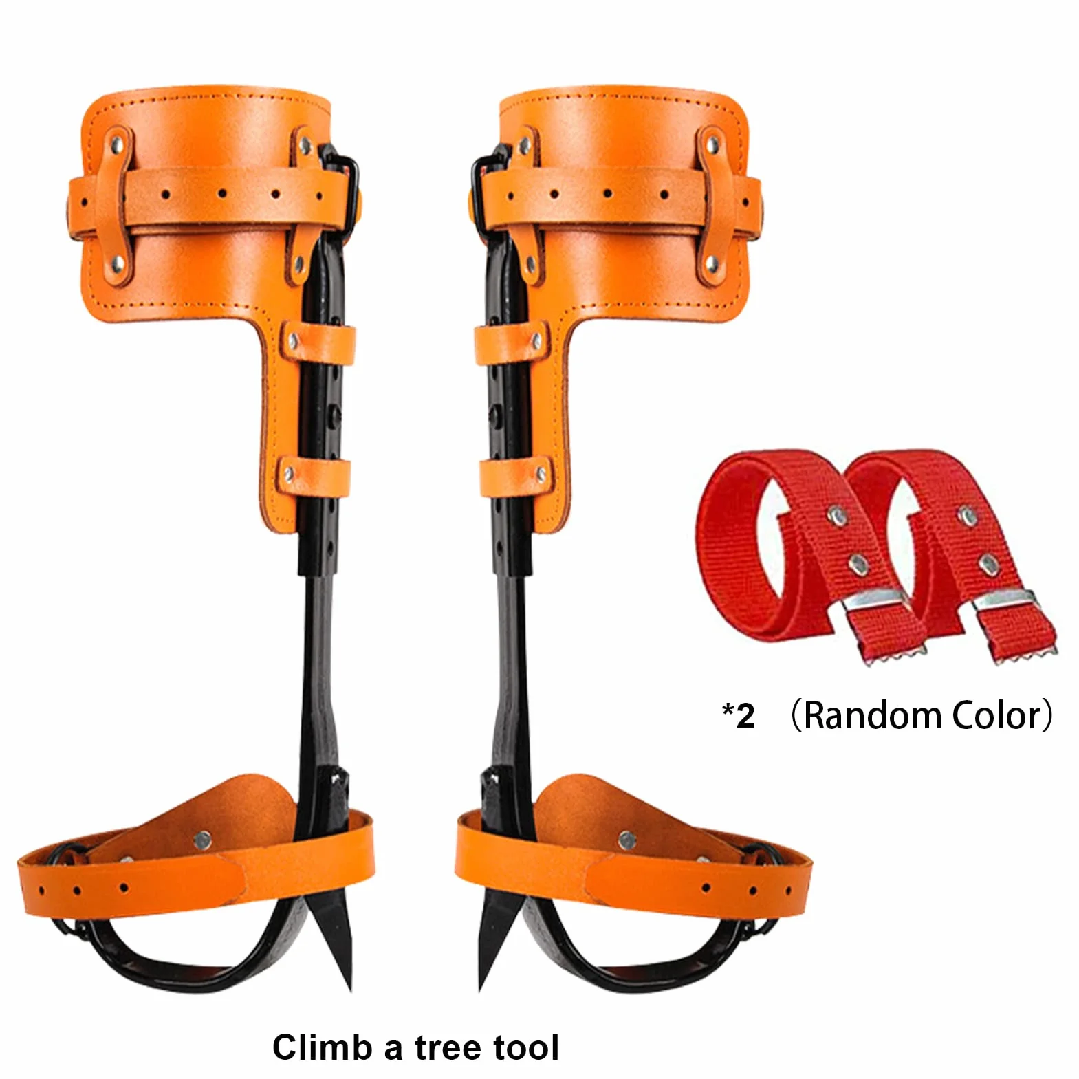 Estacas de escalada de árboles para trepadores – Espuelas de escalada de árboles de pie para tala, observación de caza, recolección de frutas – Herramienta de escalada de árboles integrada