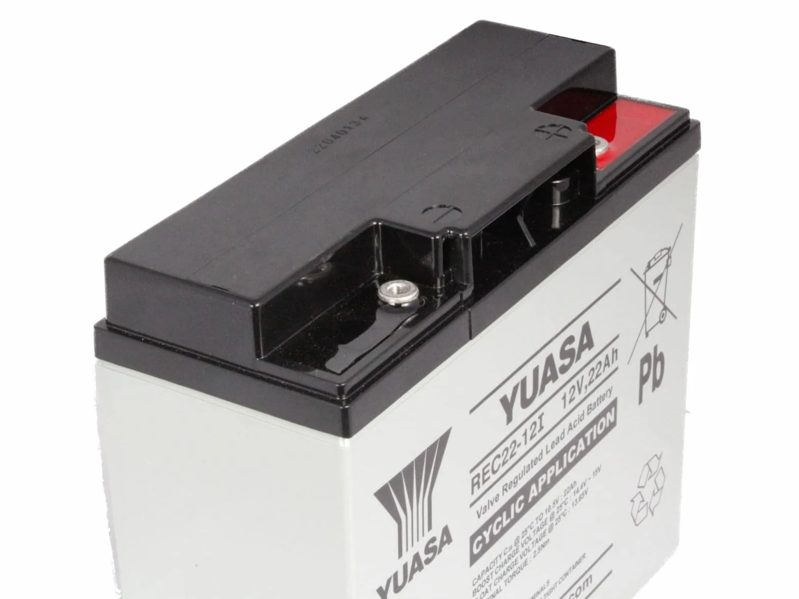 YUASA REC22-12 Batería Cíclica 12V 22Ah 181x77x167 mm