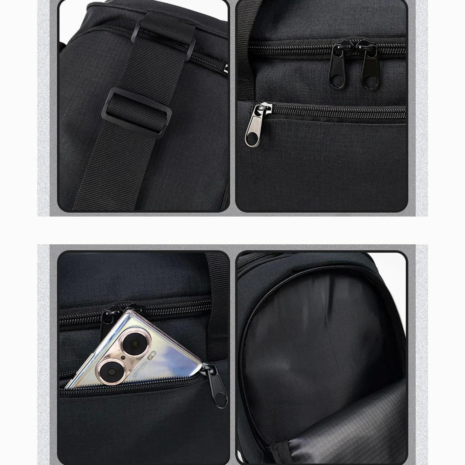 Bolsa de lona para mujer, bolsa de gimnasio, bolsa de viaje, bolsa de deporte, bolsa de viaje de negocios, bolsa de natación de gran capacidad para acampar
