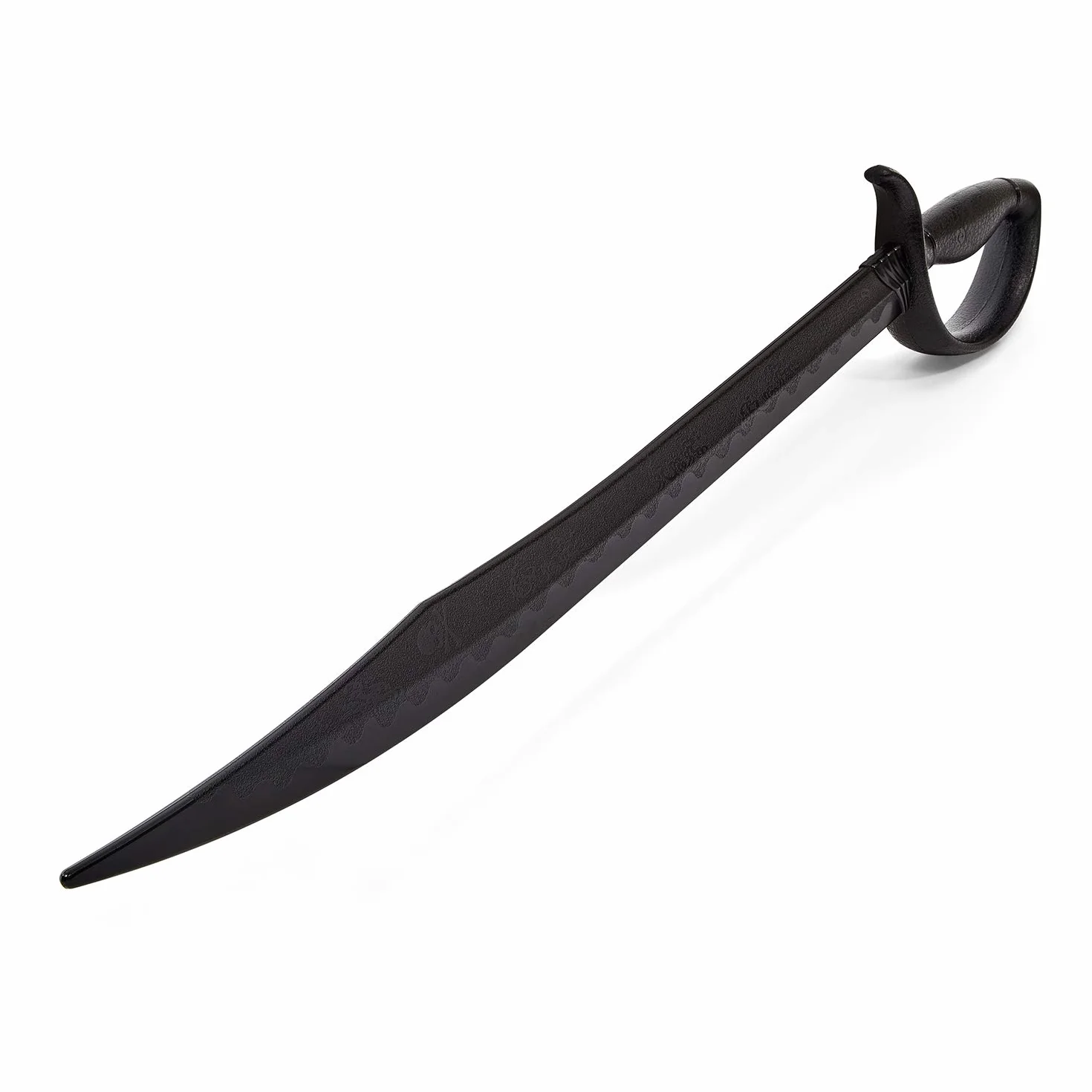Espada Pirata Cutless Entrenamiento Polipropileno Plástico Negro Artes Marciales