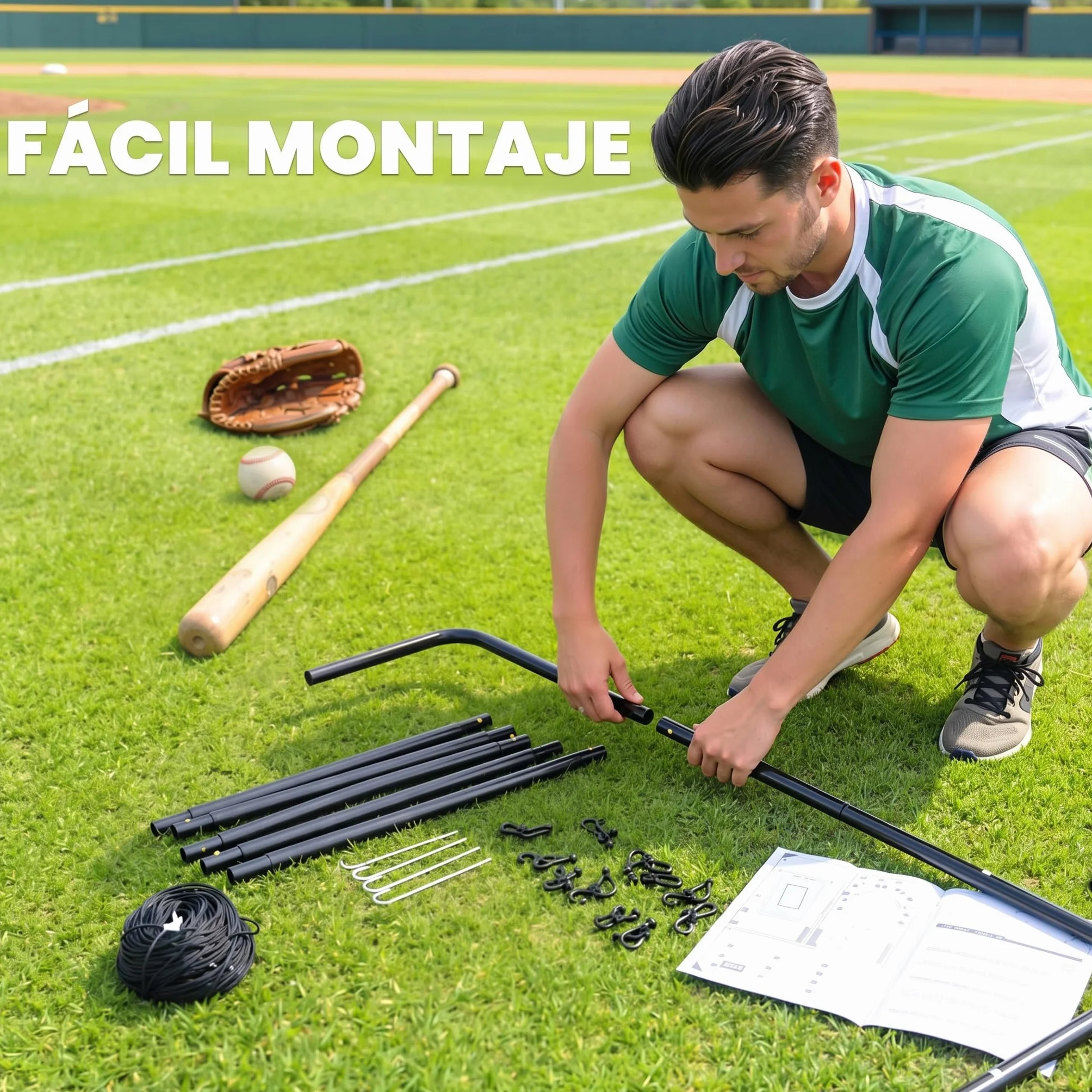 HOMCOM Red de Béisbol Red de Práctica de Béisbol y Softbol con Marco Metálico y Ganchos para Entrenamiento de Fútbol Tenis 123x90x174 cm Negro