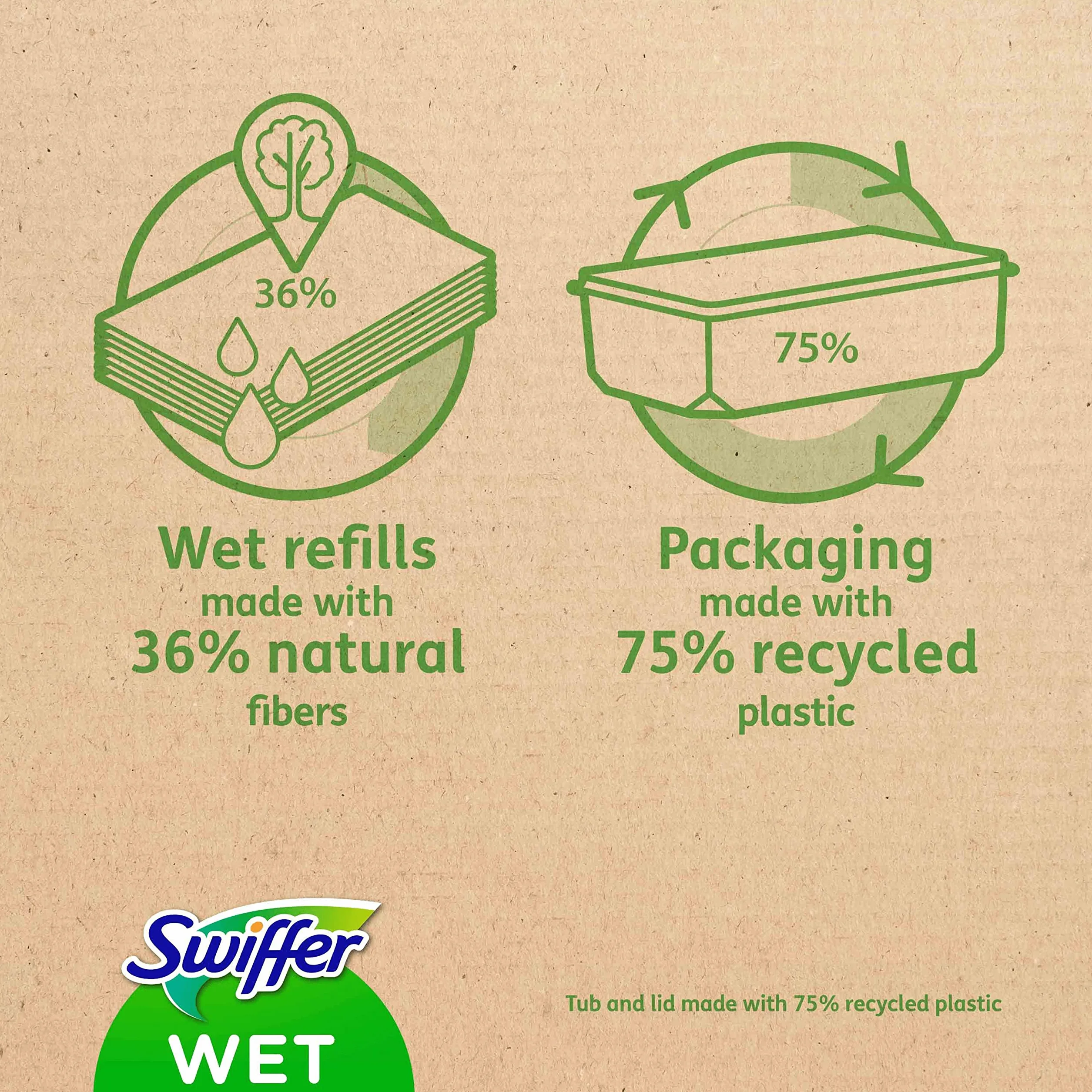 Swiffer WIP antibacterial Húmedo de piso 10er