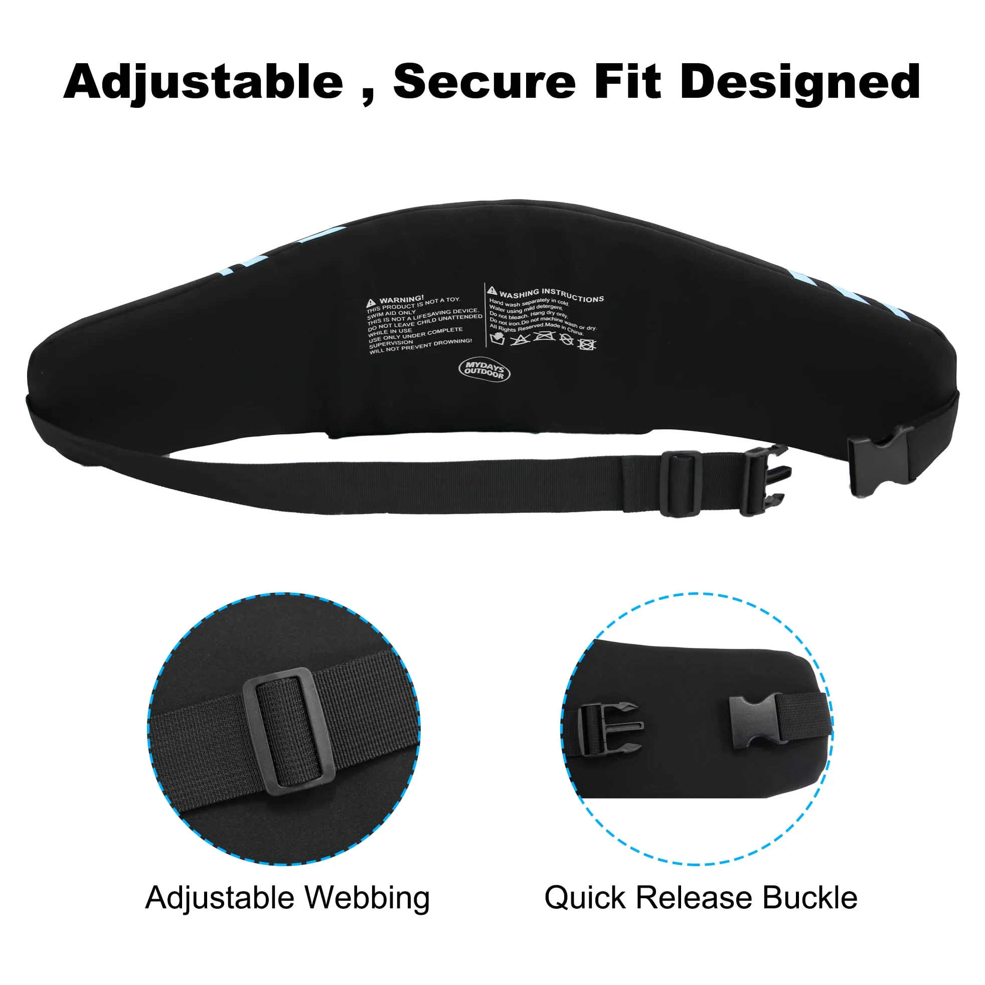 Cinturón de natación de flotación para adultos, equipo de ejercicio de piscina para adultos, fitness de lujo, cinturón de natación de flotación, pesas de piscina para ejercicio