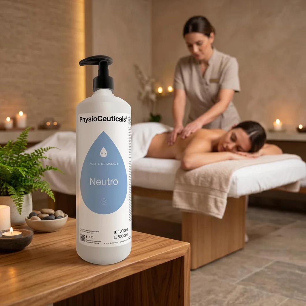 Aceite de masaje profesional 1000 ml para fisioterapia