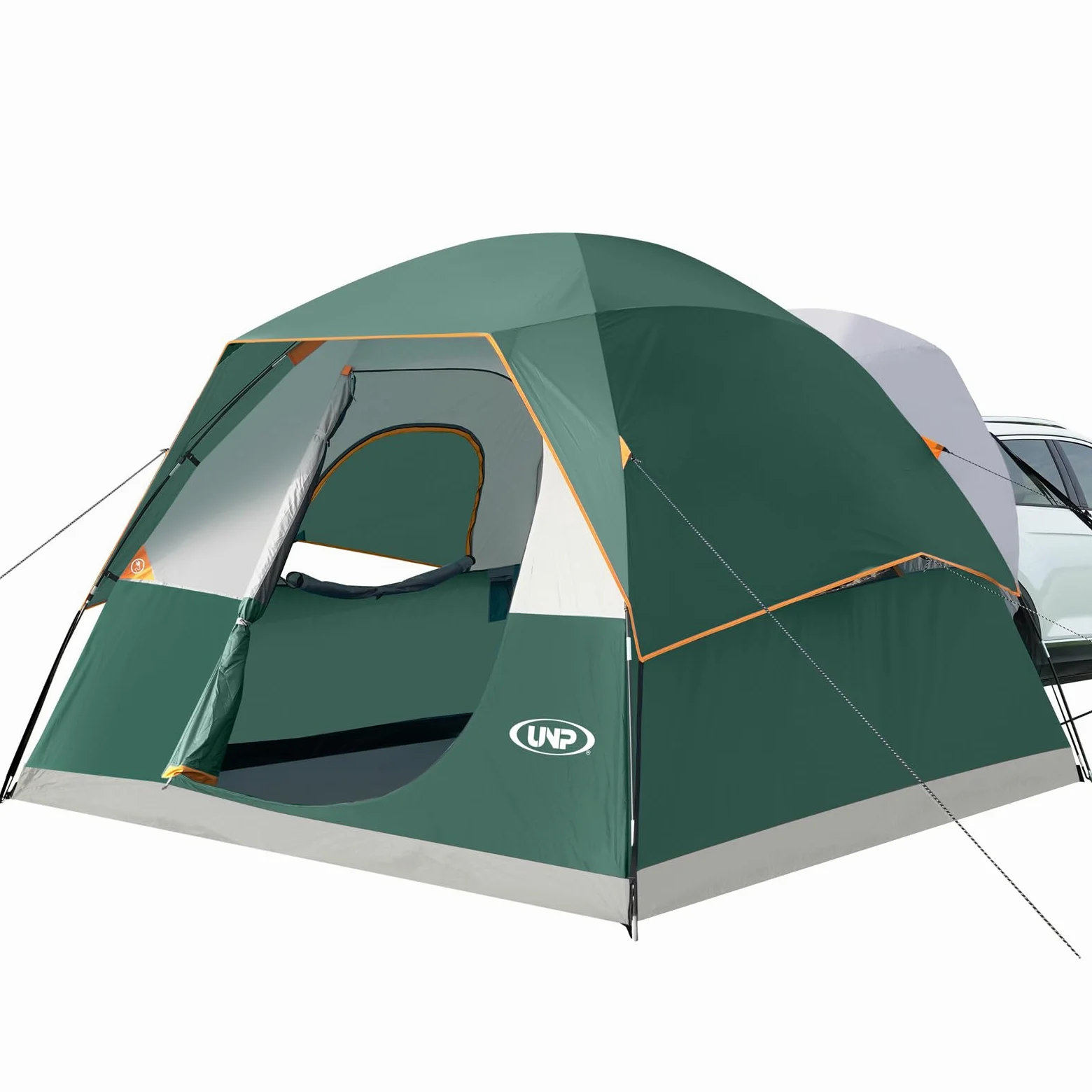 UNP Tienda de campaña Tipo Domo para SUV, para 6 Personas, fácil de Instalar, Tienda de campaña para vehículos con Mosca de Lluvia de 10 x 10 pies