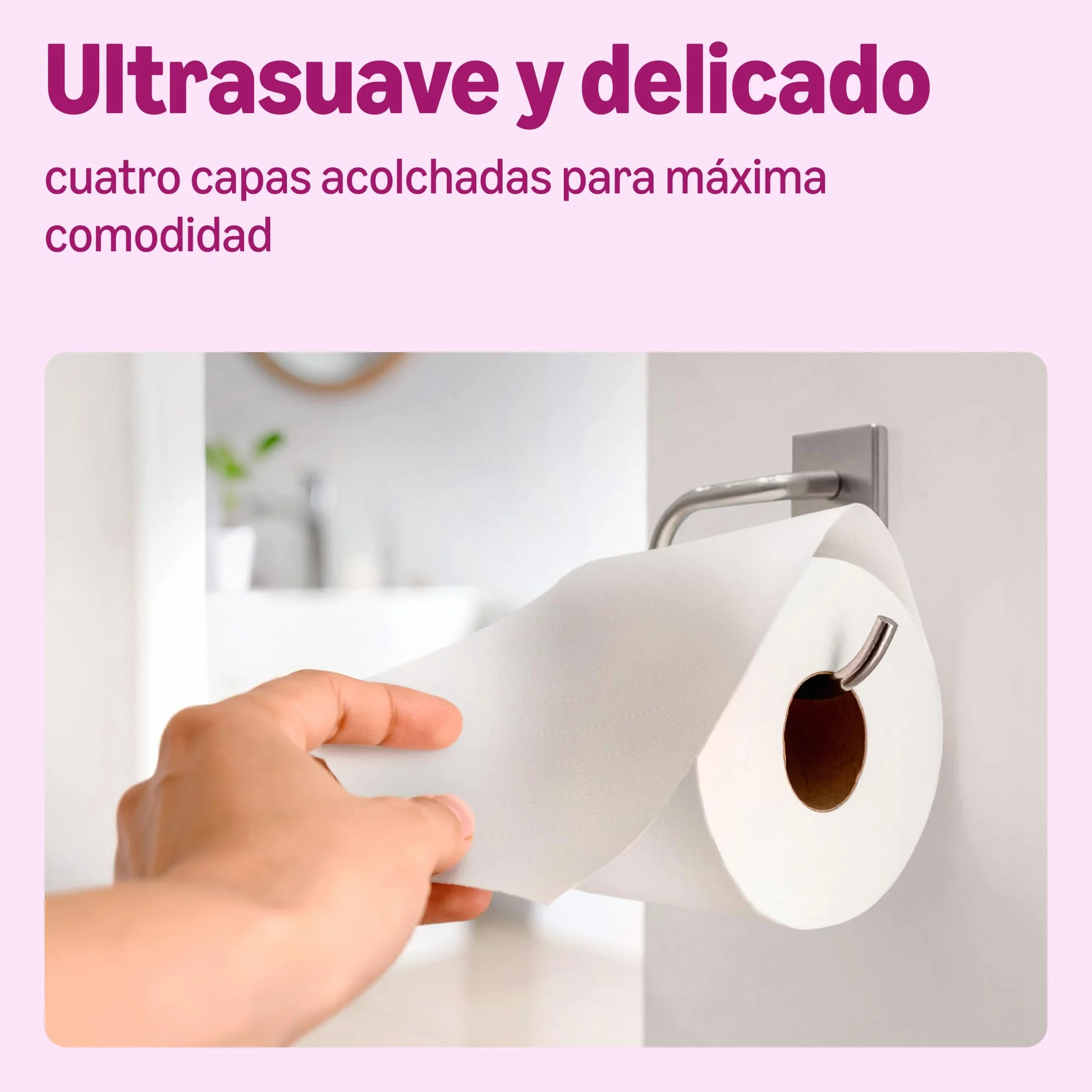 Amazon Papel Higiénico Ultrasuave 4 Capas 9 Rollos 160 Hojas por Rollo FSC