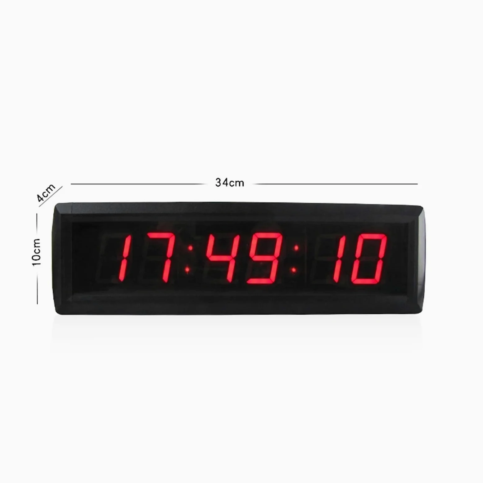 Reloj de gimnasio Reloj con botón de cronógrafo digital con pantalla LED, temporizador 220 con botón for precisión, 1,8 pulgadas Ideal para todos los gimnasios y entrenamientos.