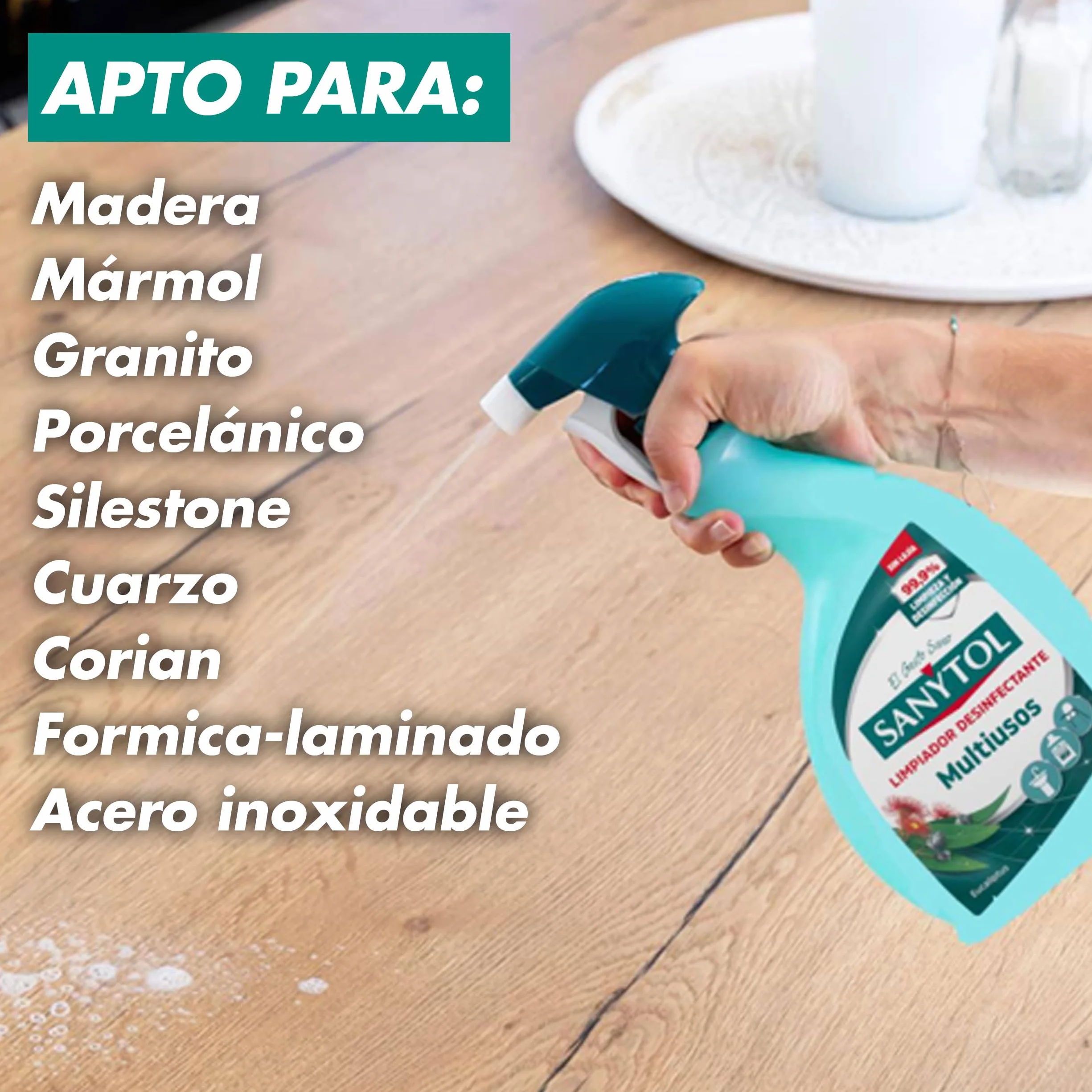 Sanytol Recarga Limpiador Desinfectante Multiusos 750 ml