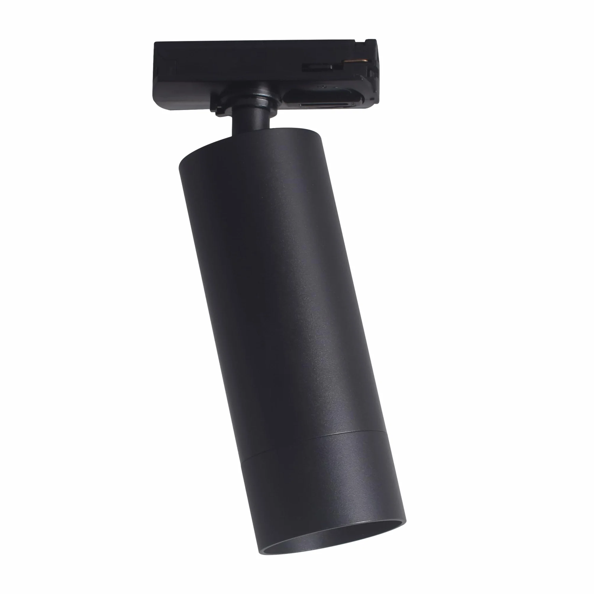 Ledvion Foco de Carril Monofásico GU10 Negro Lámpara Techo LED Orientable