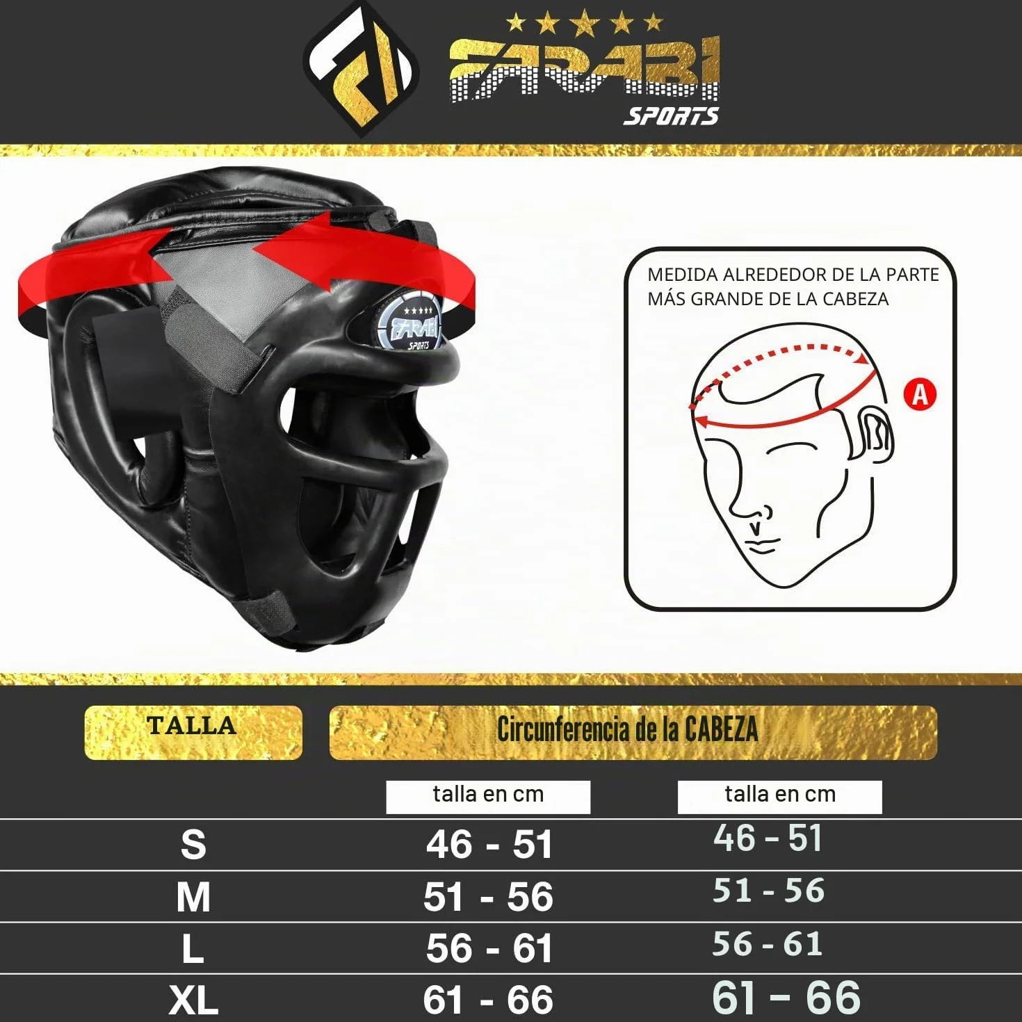 Farabi Sports Guardia Protector de Cabeza Cara de Ahorro de Casco con la Cara Frontal extraíble Grill