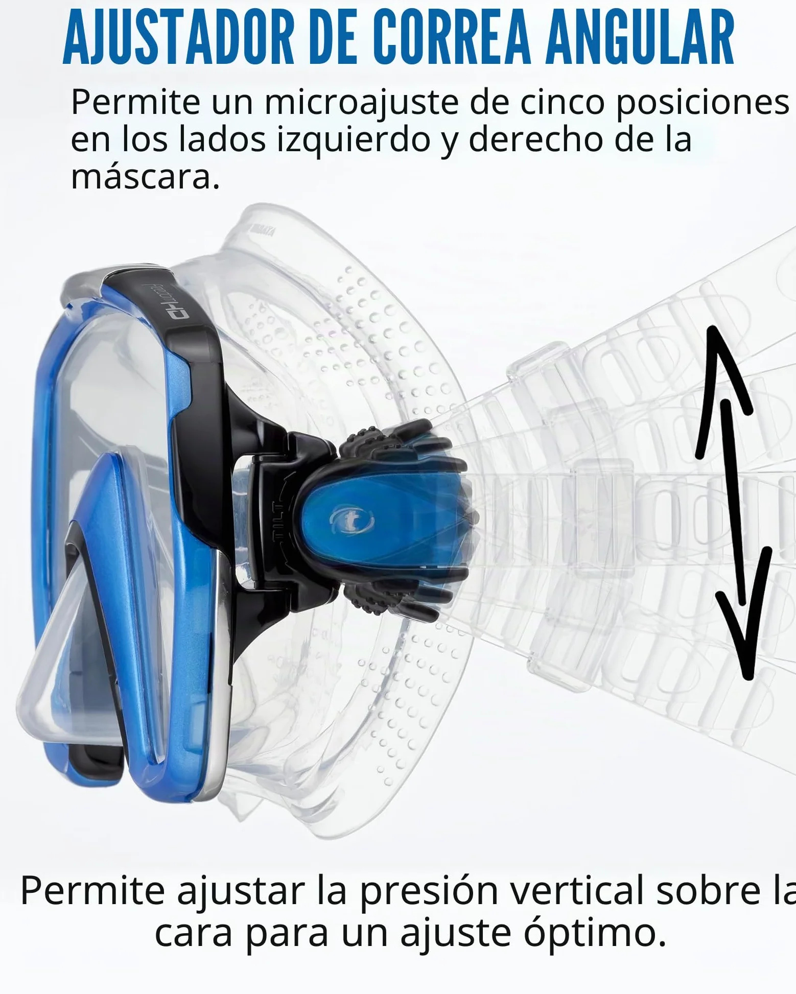 Tusa Freedom Elite - Gafas Máscara de buceo y snorkeling Adultos, color Negro