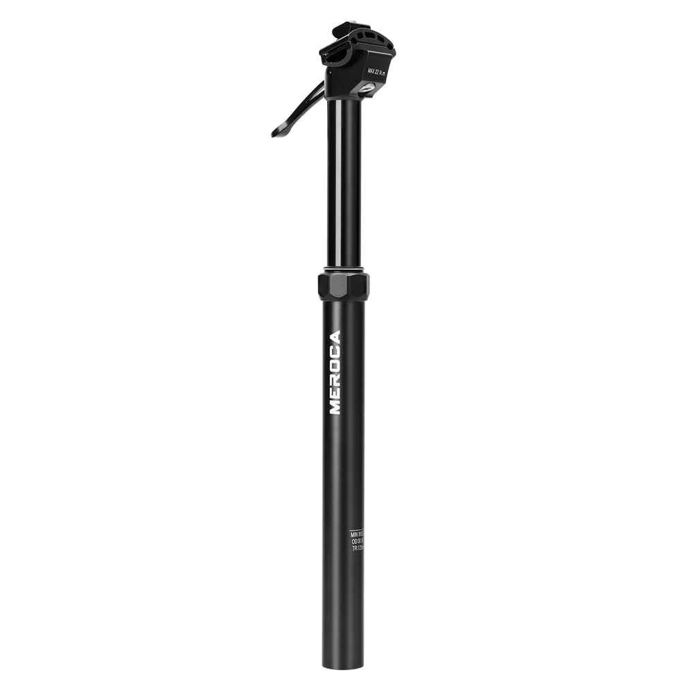 Tija de sillín telescópica para Bicicleta, Tubo de sillín de Bicicleta de Altura Ajustable de 30,9/31,6mm, tija de sillín hidráulica de aleación de Aluminio, Accesorio para Ciclismo
