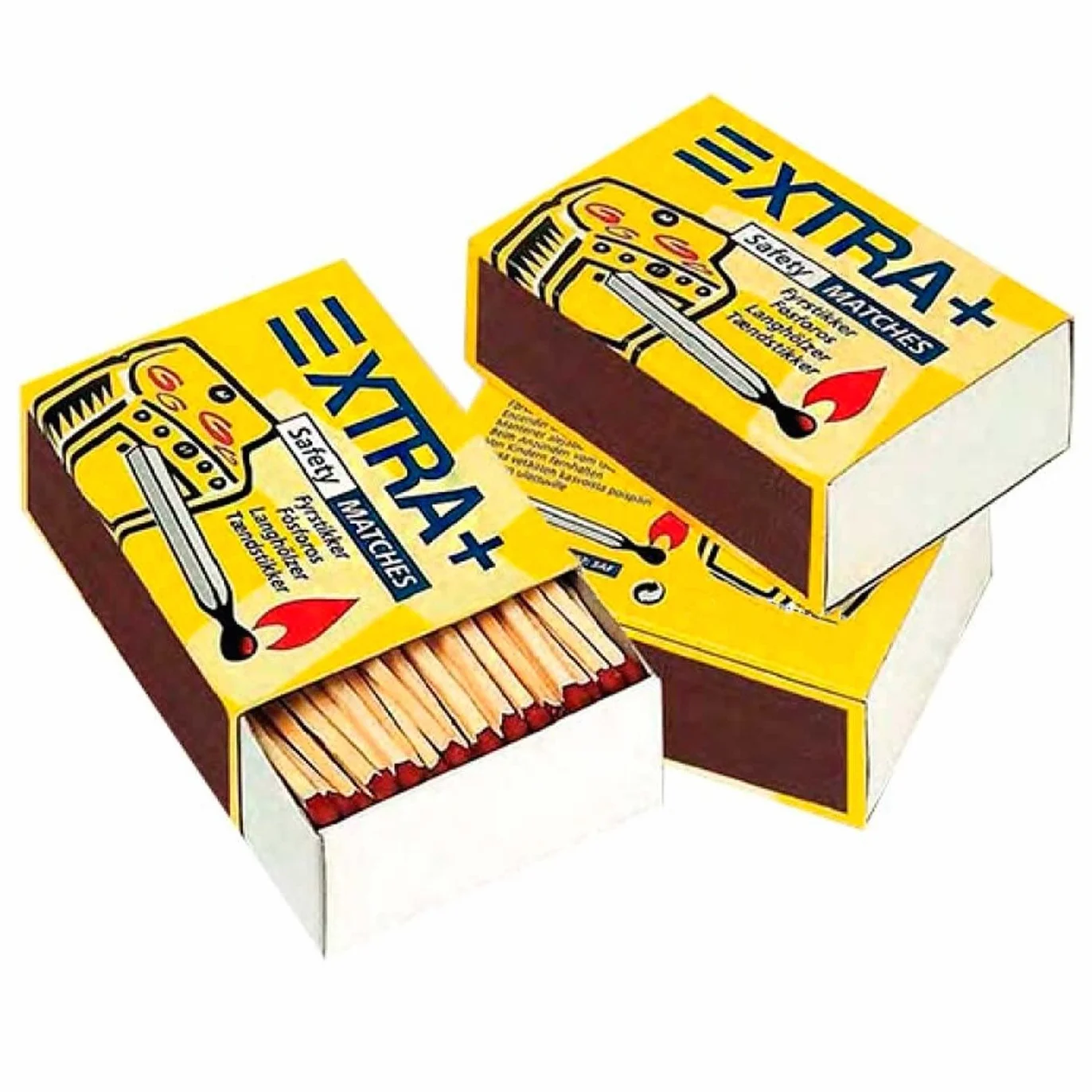 Acan Tradineur Pack de 400 cerillas de seguridad super largos 5,5 cm para cocinas barbacoas chimeneas estufas