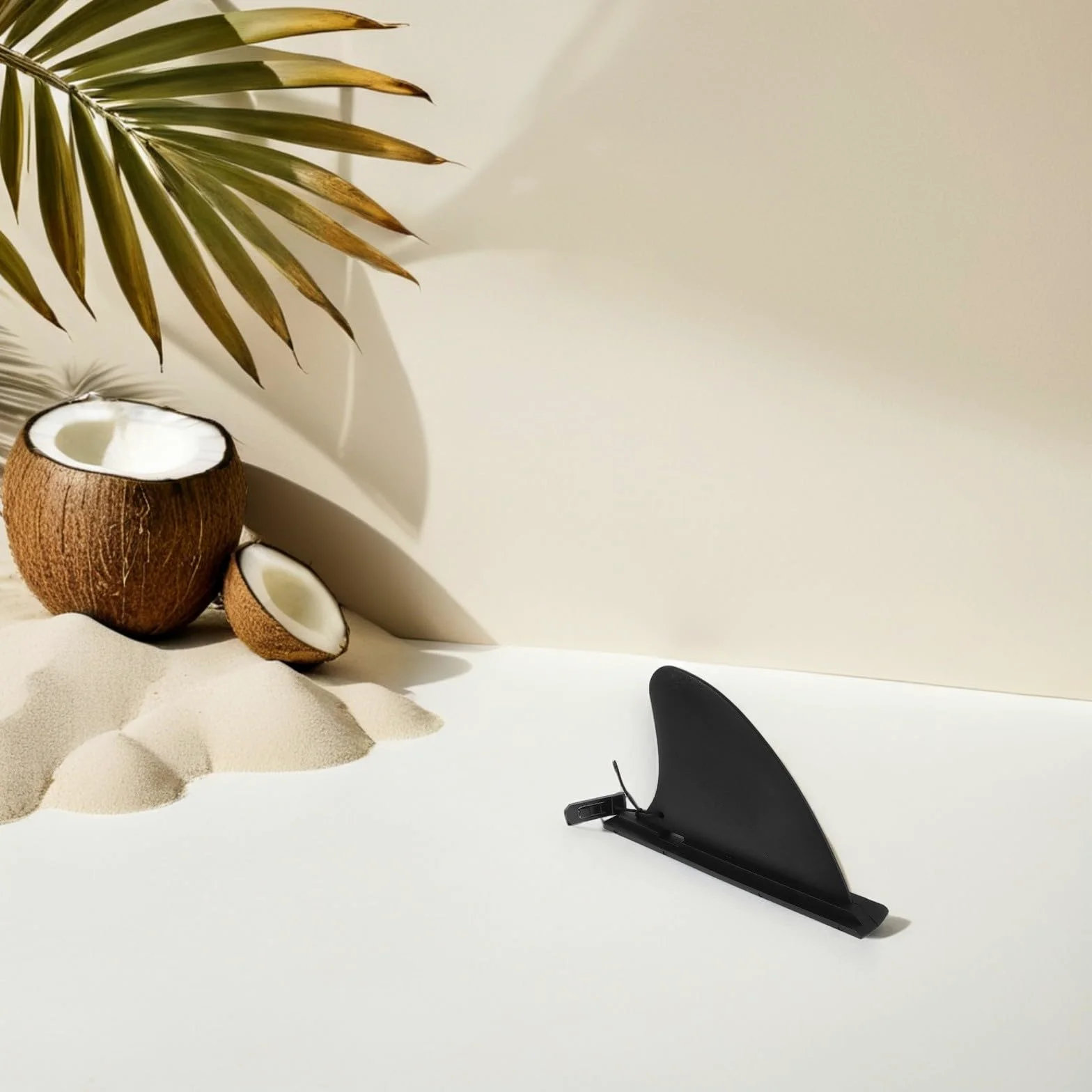 Mikikit Accesorios para Tablas de Paddle Surf y Kayak, Juego de 4 Aletas Desmontables de 4,5 Pulgadas, Diseño Hidrodinámico y Sistema de Fijación Rápida para Aguas Poco Profundas