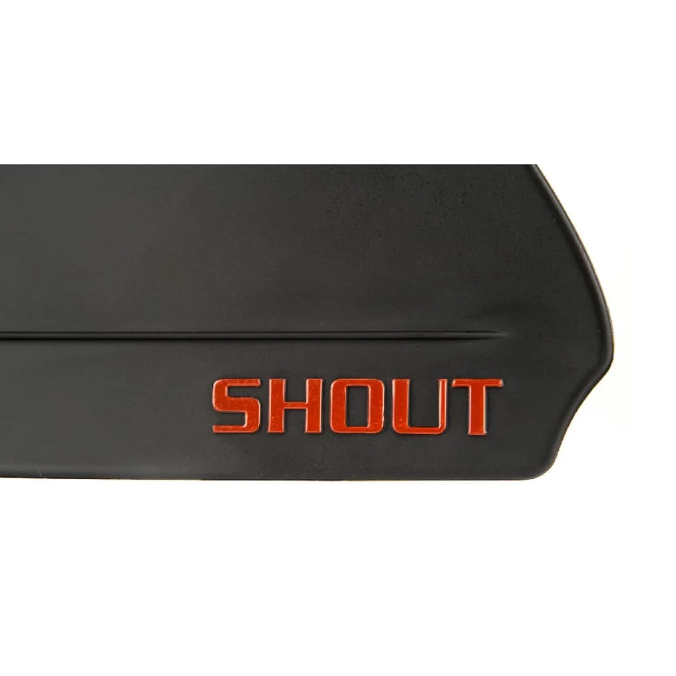 SEAC Shout - Aletas largas para adultos, para buceo, apnea y pesca submarina, color negro, 8-8.5