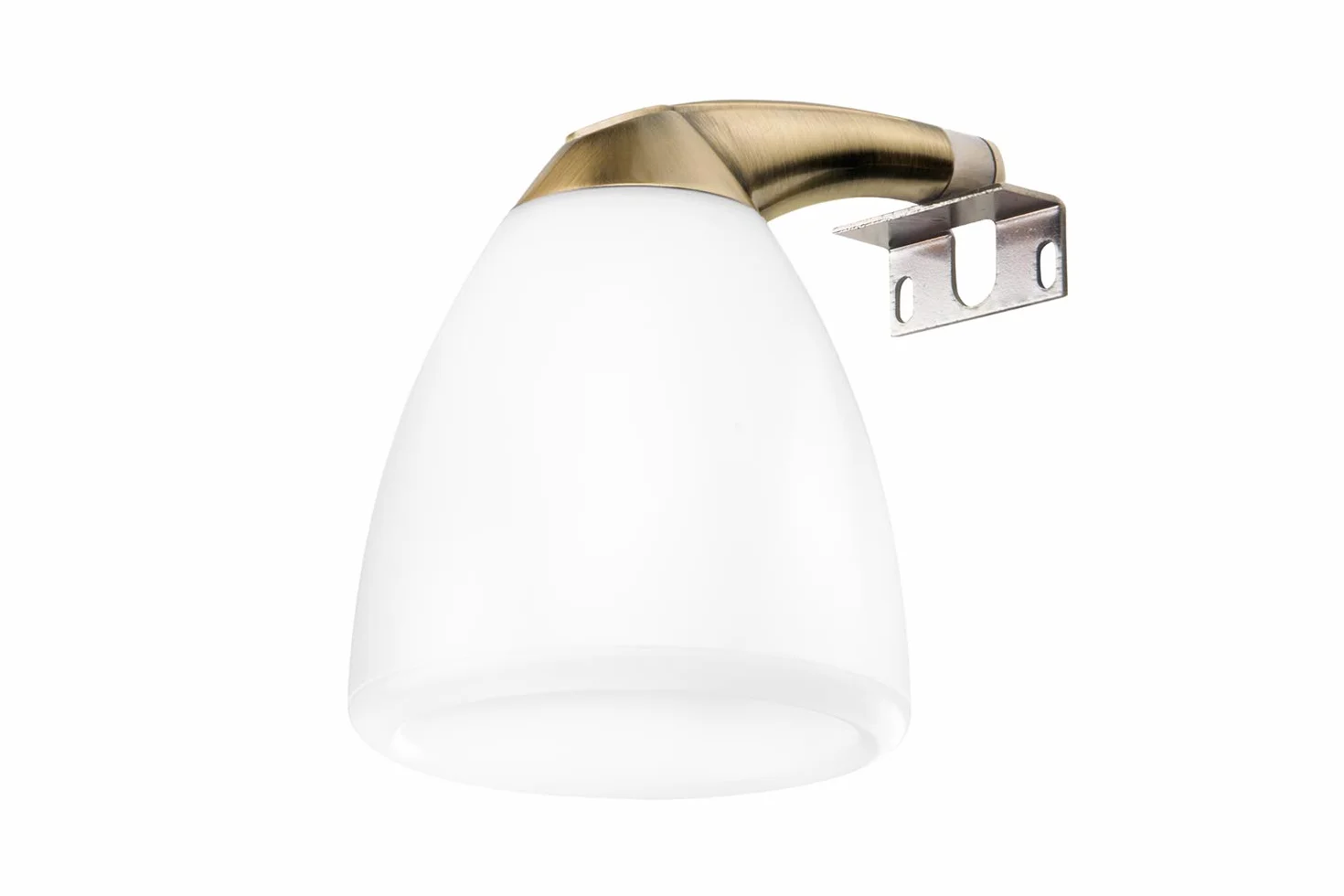 Aplique LED Multienganche para Espejo de Baño Luz Blanca Neutra 4000K 8.3cm Nisio Bronce