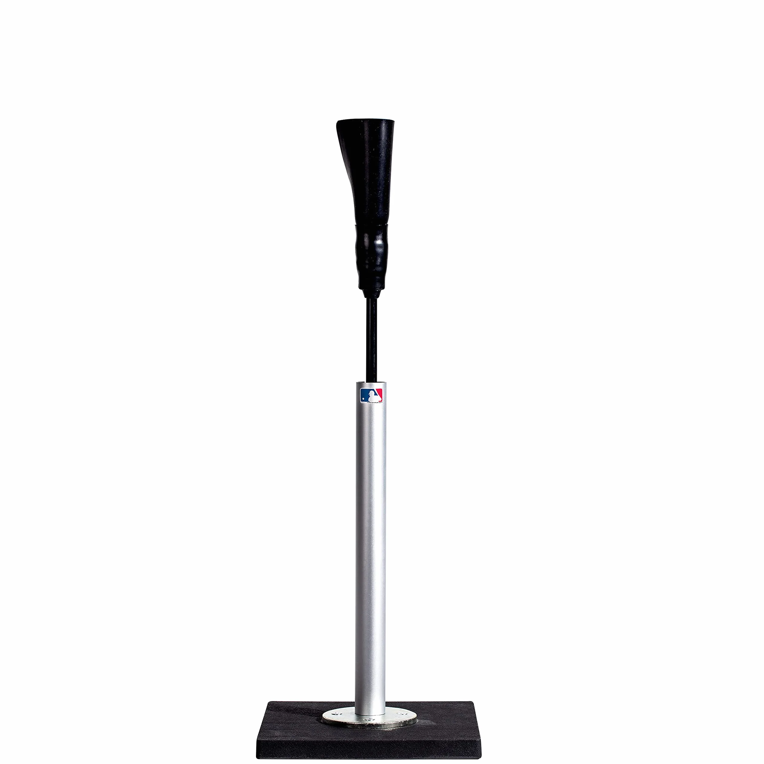 Franklin Sports Baseball + Softball Batting tee - MLB Pro Porta Hitting tee - Portable, Weighted Batting tee for Baseball + Softball - Adjustable tee