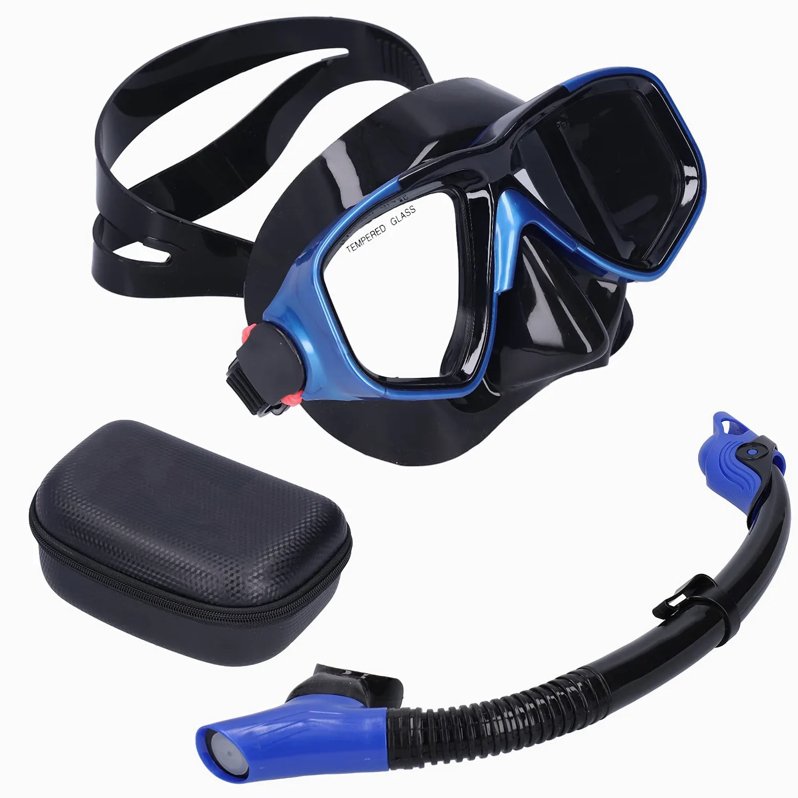 Juego de Gafas de Snorkel con Snorkel Antivaho y Completamente Seco para Niños Adultos, Material de Silicona Suave, 1 Unidad, Aptas para Deportes Acuáticos