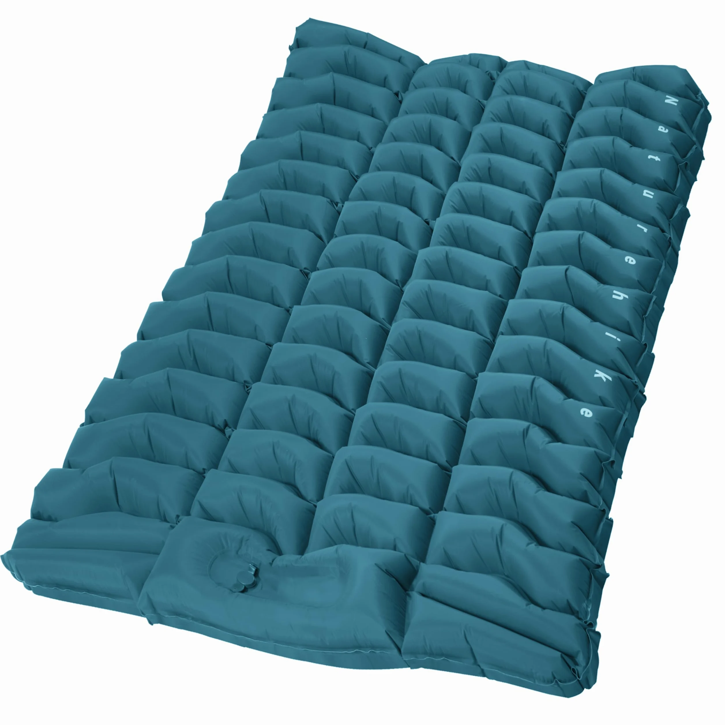 Naturehike Colchoneta aislante para camping, ultraligera, colchón de aire con bomba de pie, bomba de aire integrada fácil de inflar, adecuada para tiendas de senderismo en bicicleta, nivel de entrada
