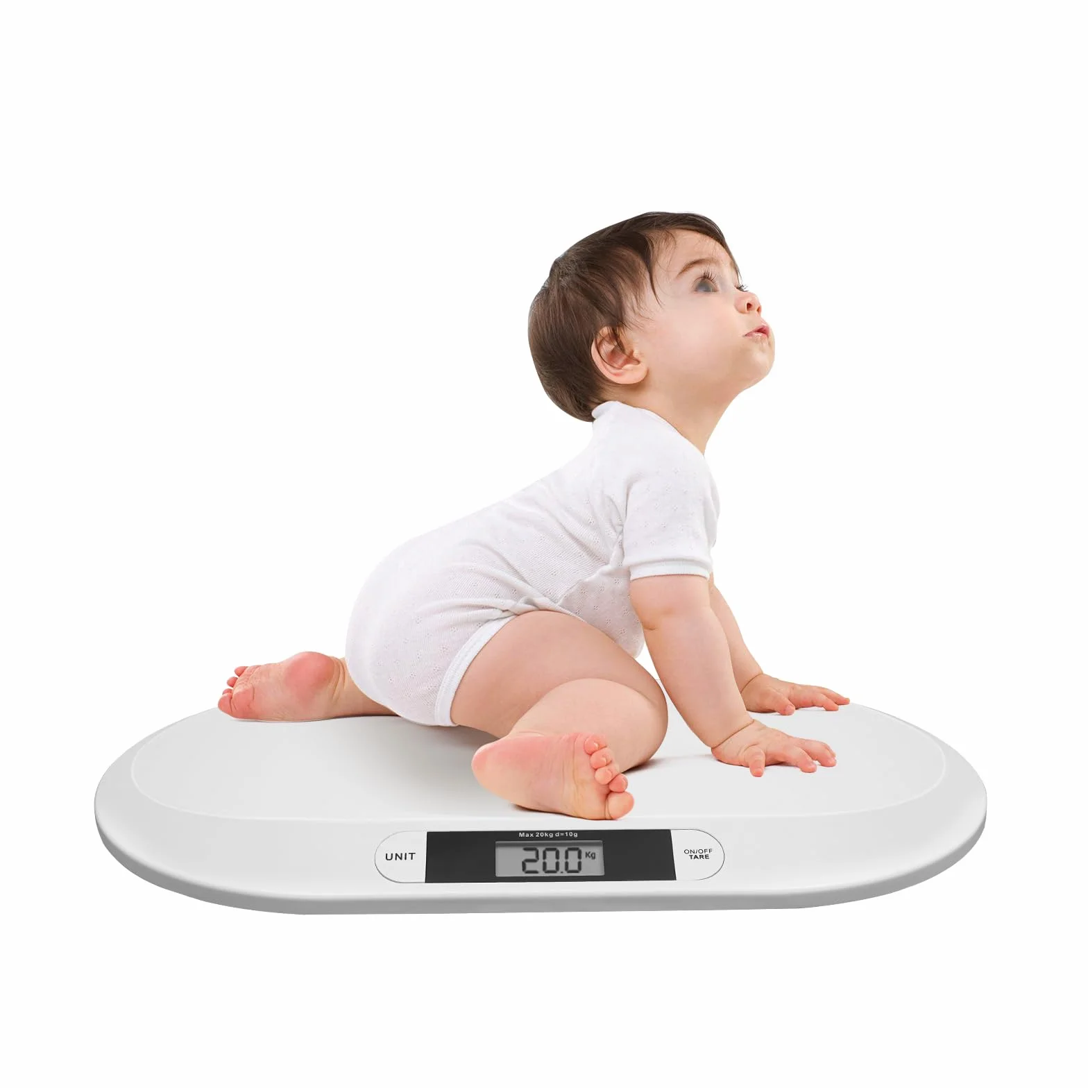 Báscula digital para niños con pantalla LCD, pesa animales multiusos, 20 kg