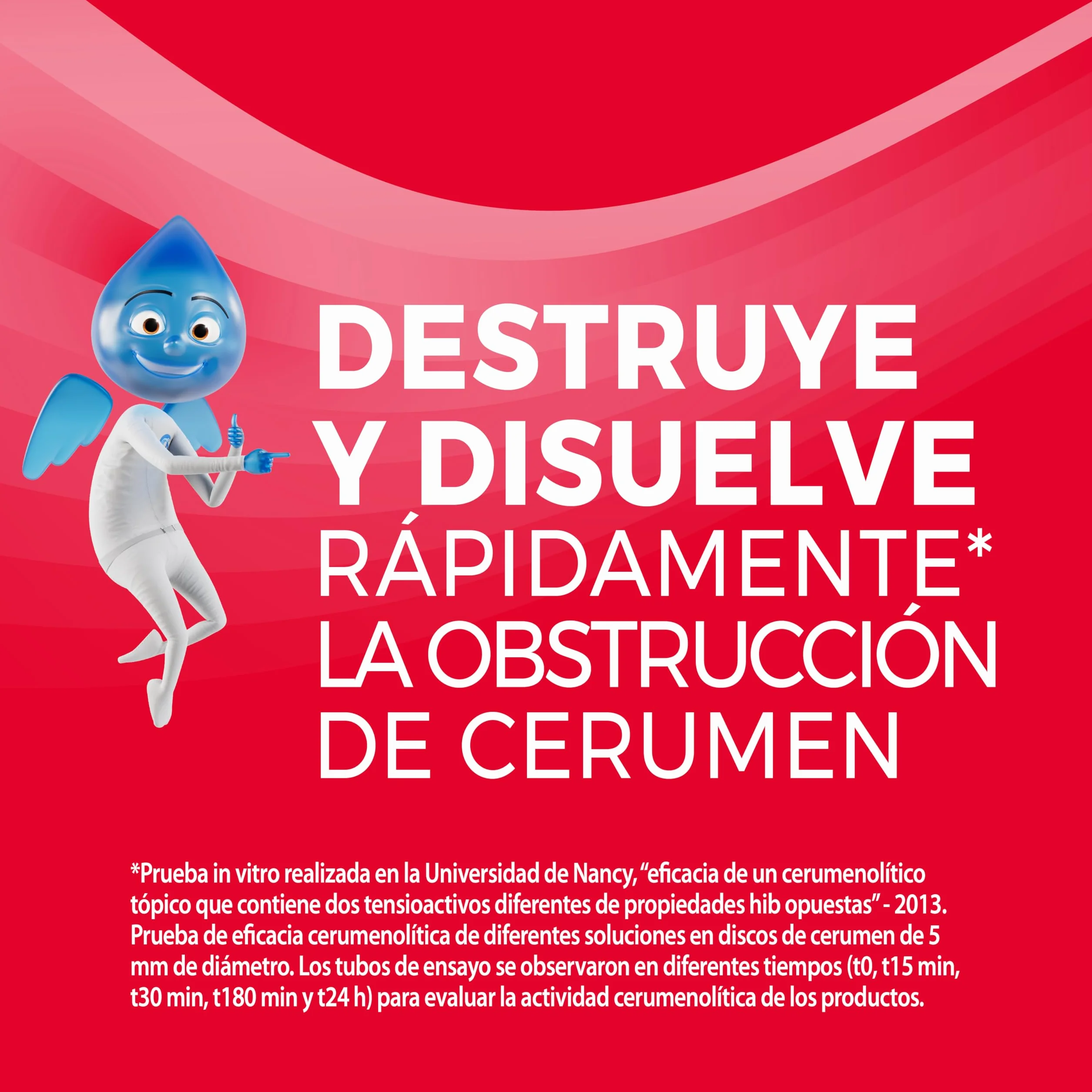 AUDISPRAY Ultra 20 ml para eliminar tapón de cerumen con boquilla patentada