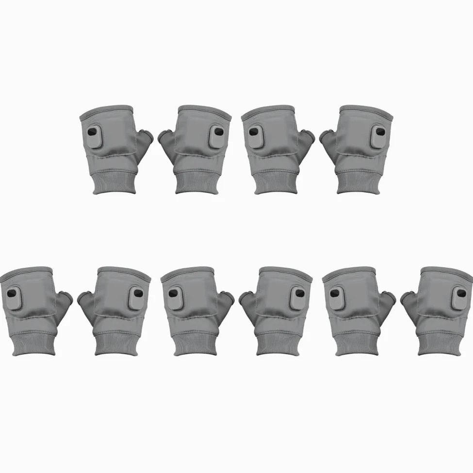 Guantes calentadores de manos eléctricos, recargables, control de temperatura de 3 niveles para ciclismo, correr y senderismo