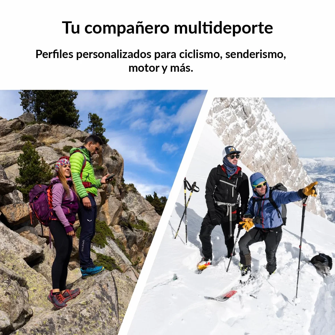 TwoNav Aventura 2 Plus (32 GB) + MicroSD (128 GB) + Mapa Completo España IGN Topo 1:25.000 Instalado, GPS de Mano con Pantalla Amplia 3.7 Pulgadas, Botones y Joystick para montaña, Alpinismo