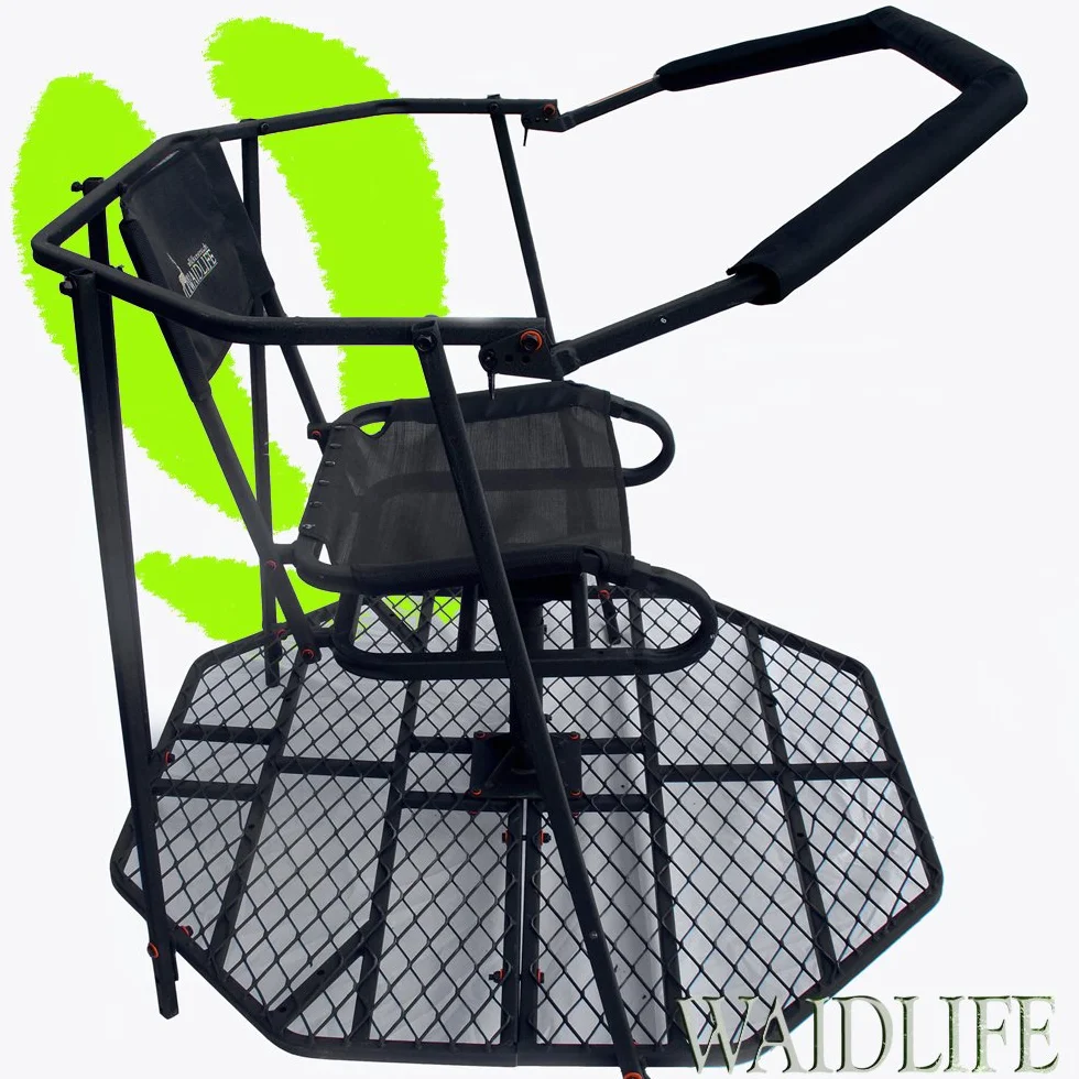 Cacería De Life 360 ° hochsitz Metal Caza – ANsitz – Escalera de Caza – Caza Púlpito