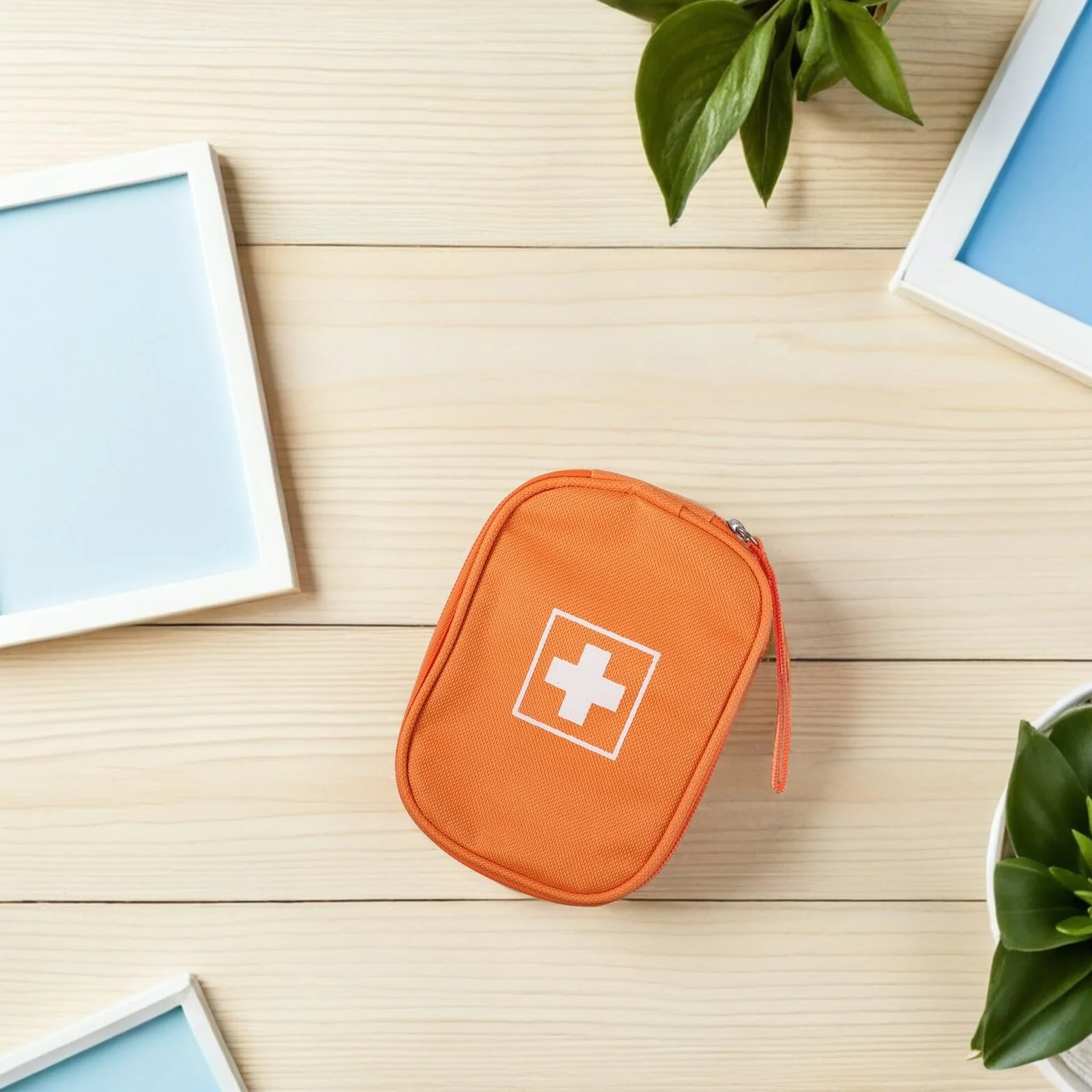 Bolsa Médica Portátil Pequeña con Asa Organizador para Almacenamiento de Medicamentos Bolsa de Salud Ligera para Emergencias y Viajes al Aire