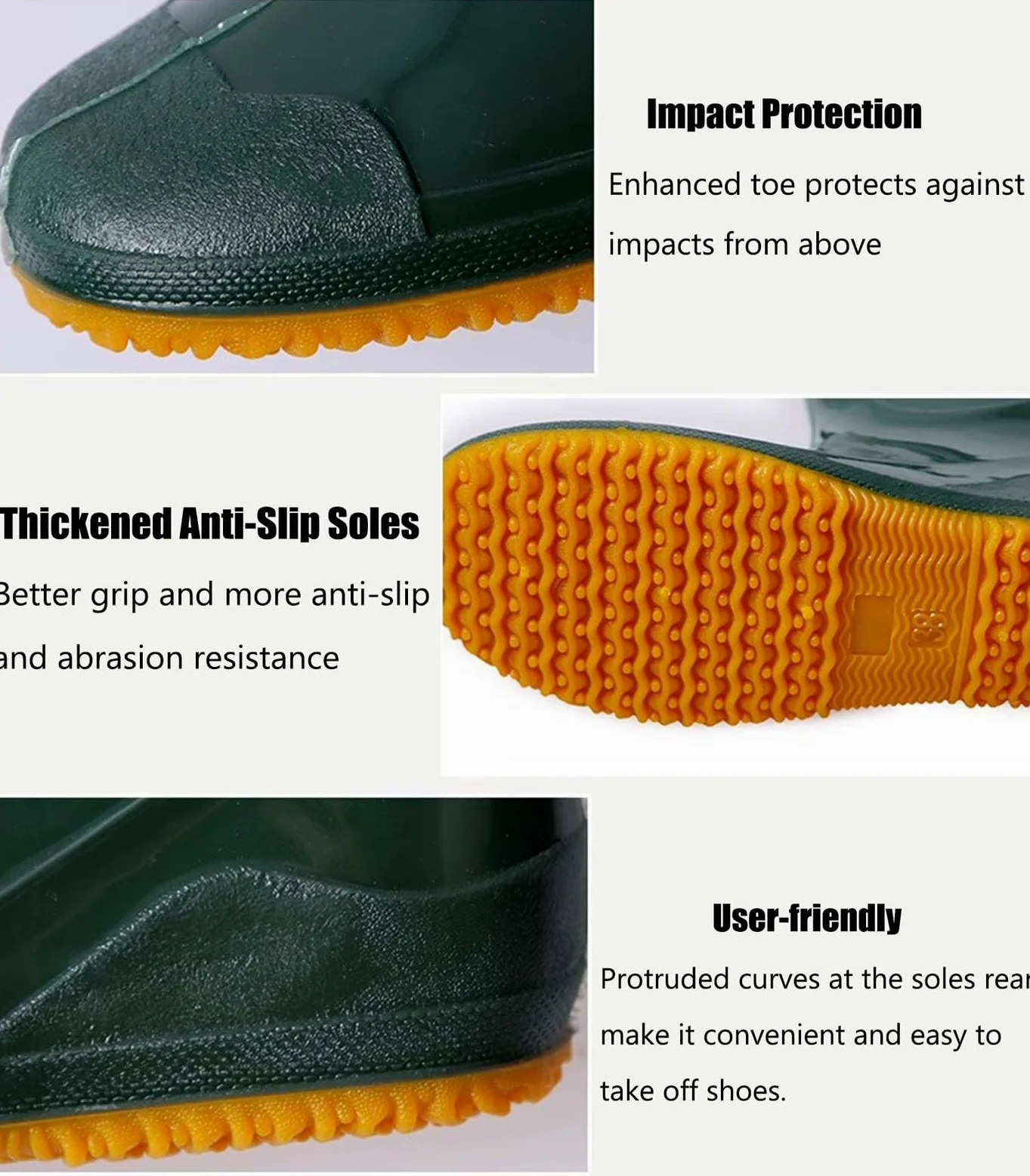Vadeadores Botas Botas De Pesca con Mosca para Hombres Y Mujeres, Ligeras Y Suaves, Impermeables, con Suela con Tacos para Pescar En El Barro del Estanque