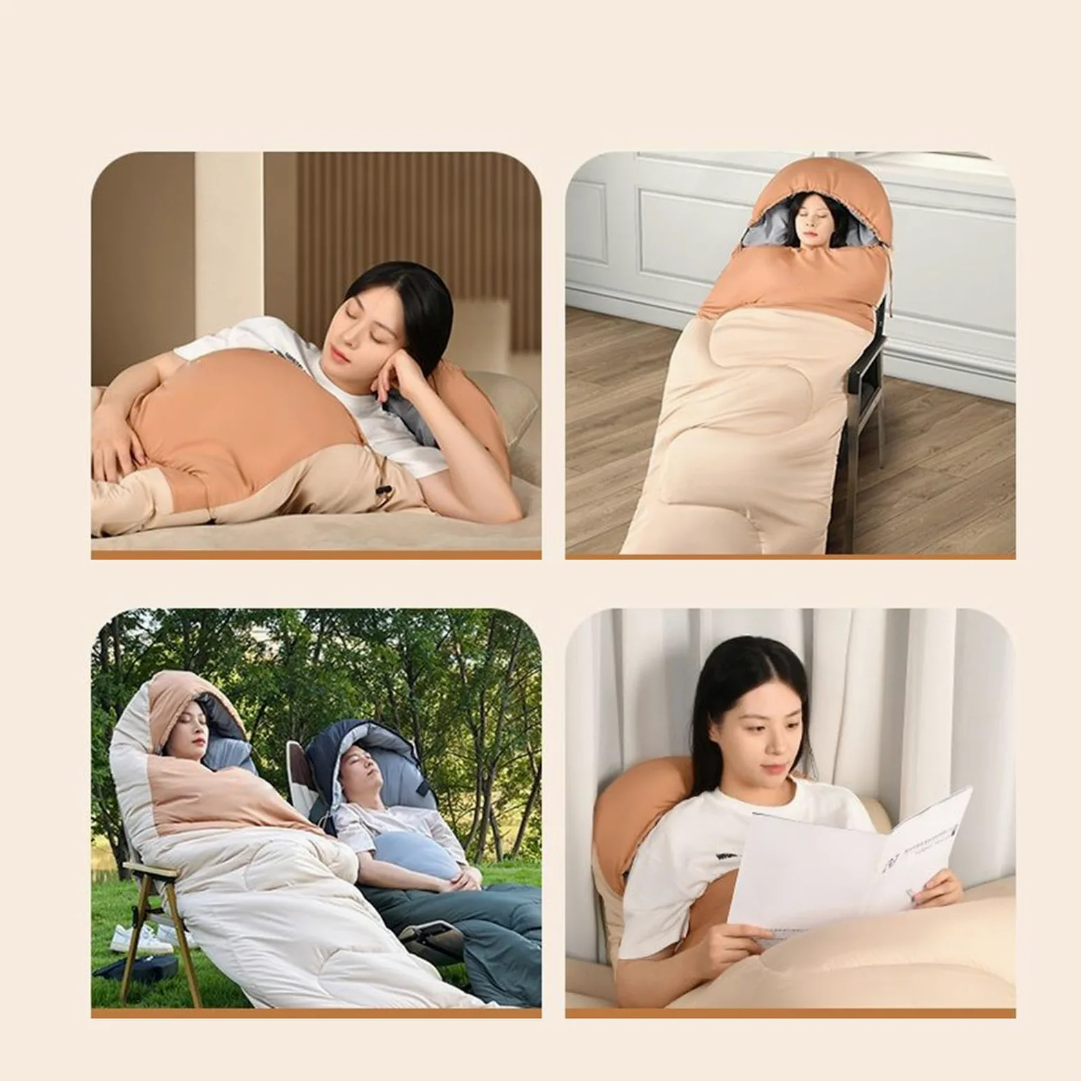 Sacos De Dormir De Camping Para Adultos Equipamiento De Camping Cálido | Saco De Dormir Para Adultos En Clima Frío Para Vacaciones Viaje Por Carretera Escalada