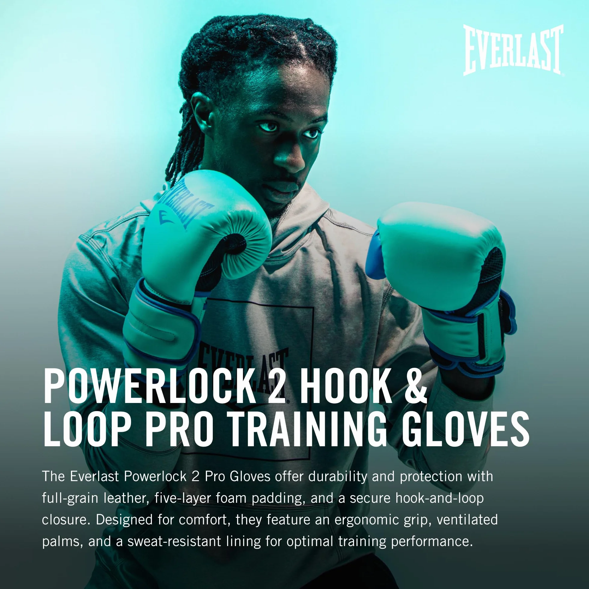 Everlast Unisex – Erwachsene Powerlock 2R Glove Handschuhe