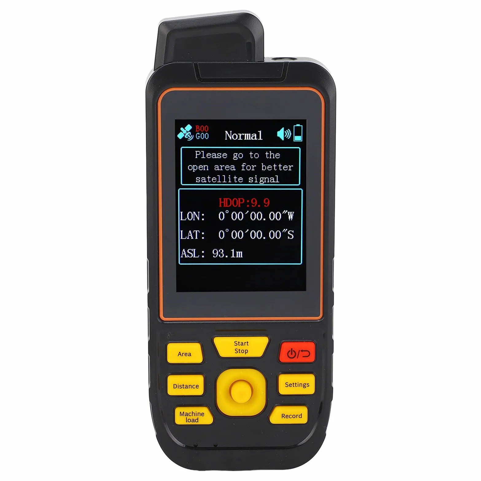 SUNGOOYUE Equipo de Topografía Terrestre GPS, Herramienta de Medición Precisa del área Terrestre de las Montañas de Tierras Agrícolas, Pantalla de 2,8 Pulgadas, Chip Receptor GNSS, Portátil para