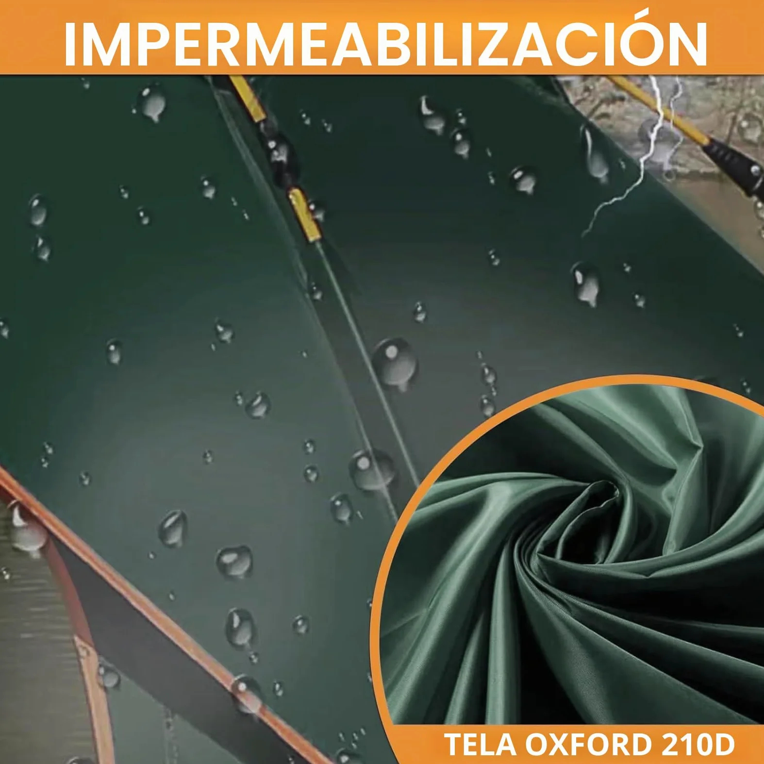 Tienda de campaña automática instantánea para 2-3 personas | Tienda de campaña impermeable y viento de doble capa, adecuada para senderismo y viajes familiares