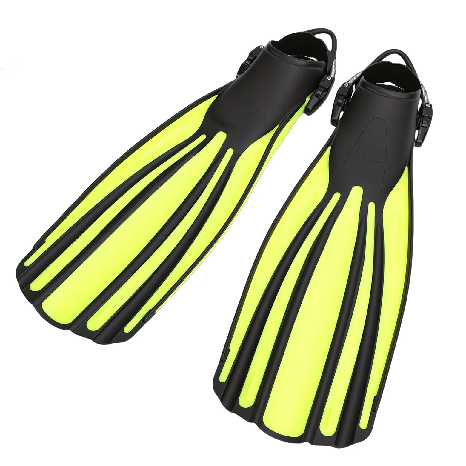 XUMIUZIY Aletas de Buceo Largas Profesionales para un Mejor Rendimiento bajo el Agua, Versátiles para Snorkel y Deportes Acuáticos, 2 Aletas, 2 Correas para , 1 Bolsa de Almacenamiento