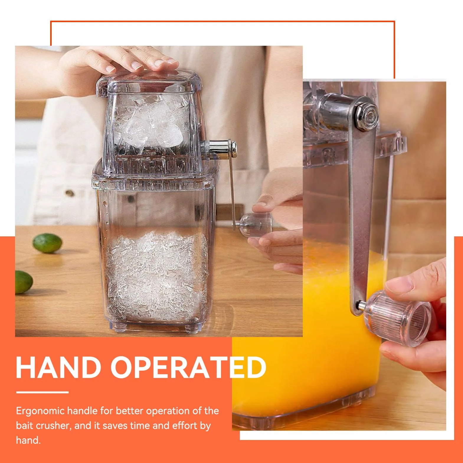 Trituradora De Hielo Manual, Manivela Boilie Manual Trituradora De Hielo Barra De Cocina Licuadoras De Hielo Cebo De Pesca Trituradora De Señuelos Equipo De Pesca Para Triturar Cebo De Pesca