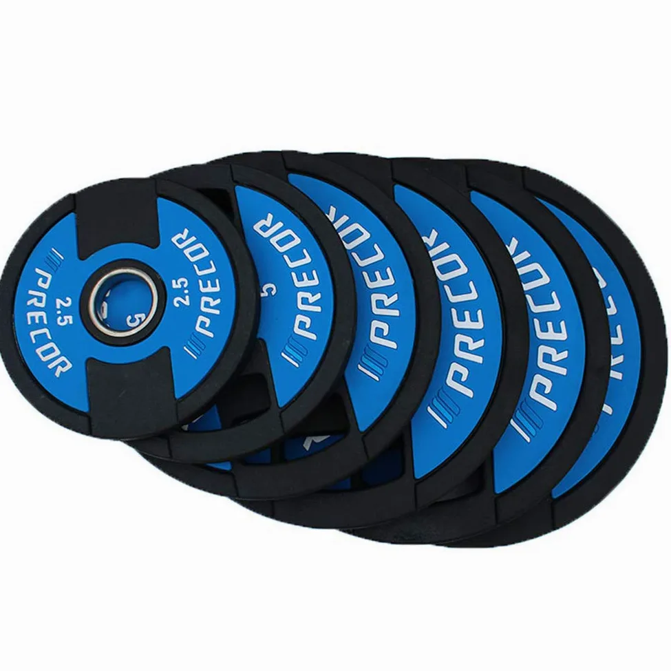 Gimnasio 2 PC Placa de Pesas con Barra Disco de Goma de Hierro Fundido para el Ejercicio de Fuerza Muscular de Levantamiento de Pesas