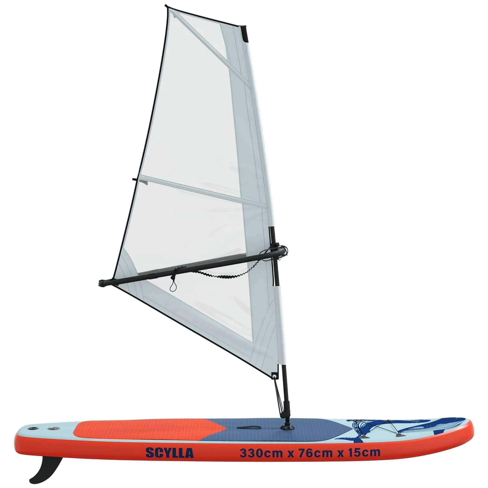 Mangloder - Tabla de SUP inflable con vela x x turquesa para deportes acuáticos al aire libre, estable, portátil, para principiantes, familia, yoga, touring, río, lago, mar, equilibrio, entrenamiento